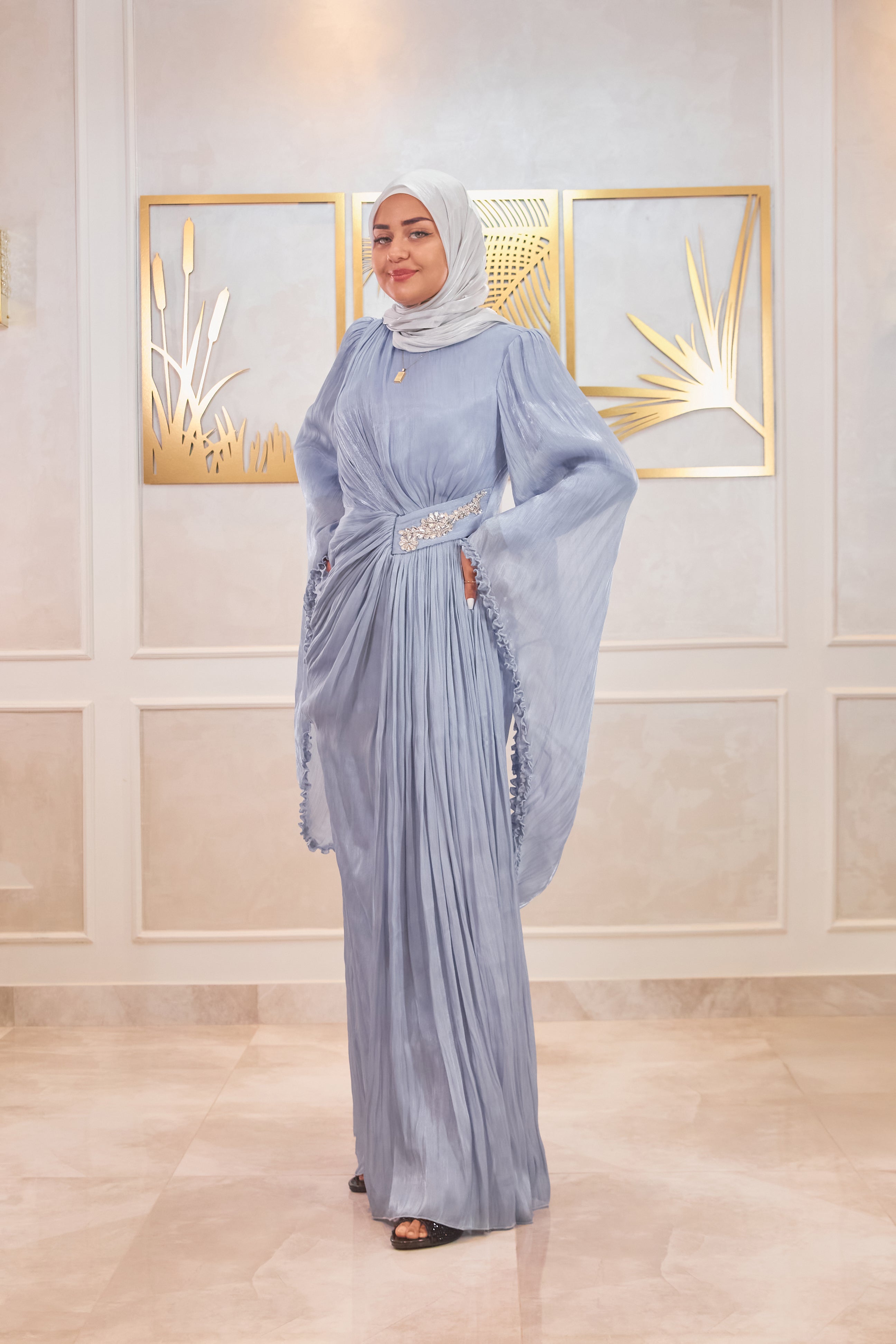 Abiha Organza Dress