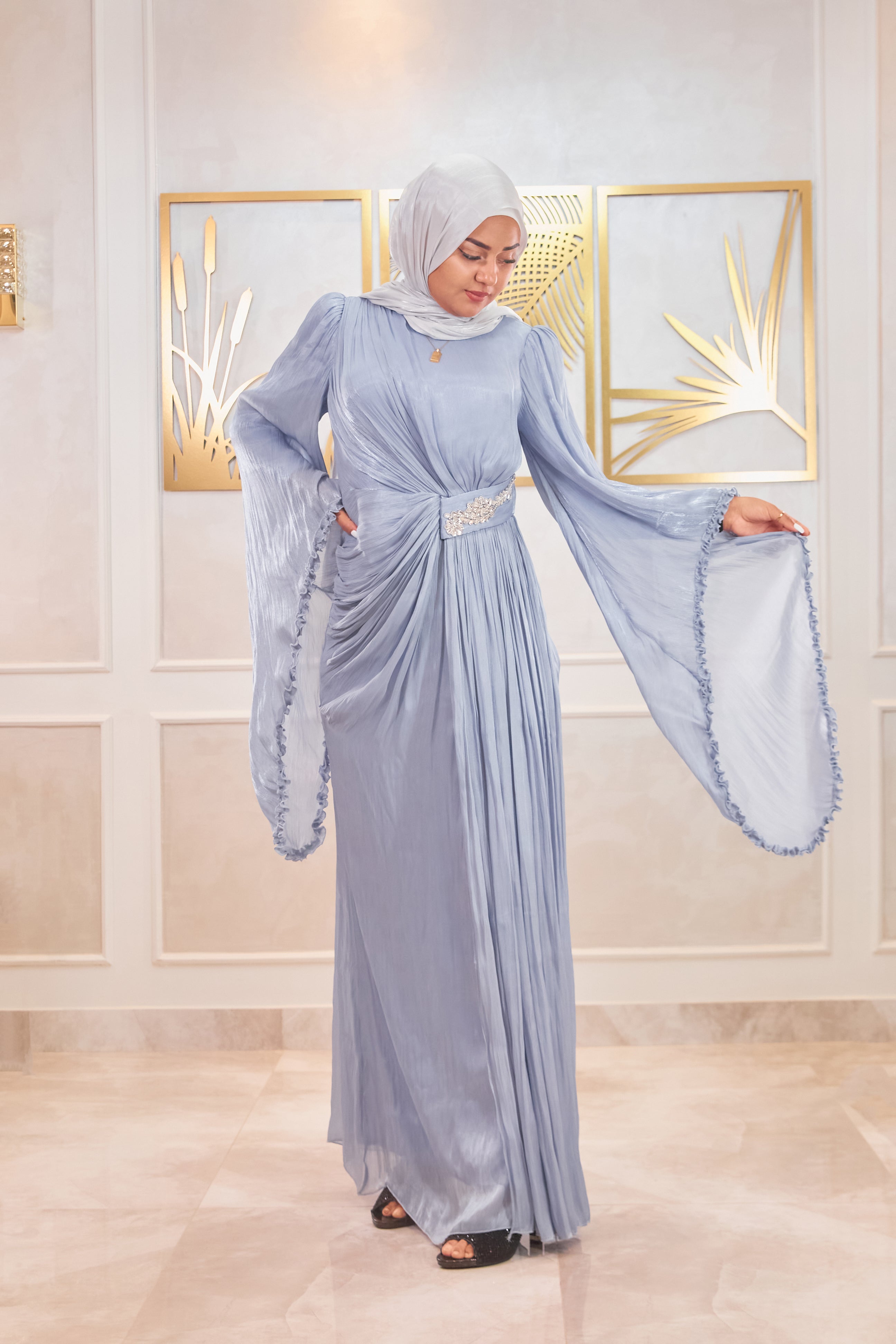 Abiha Organza Dress