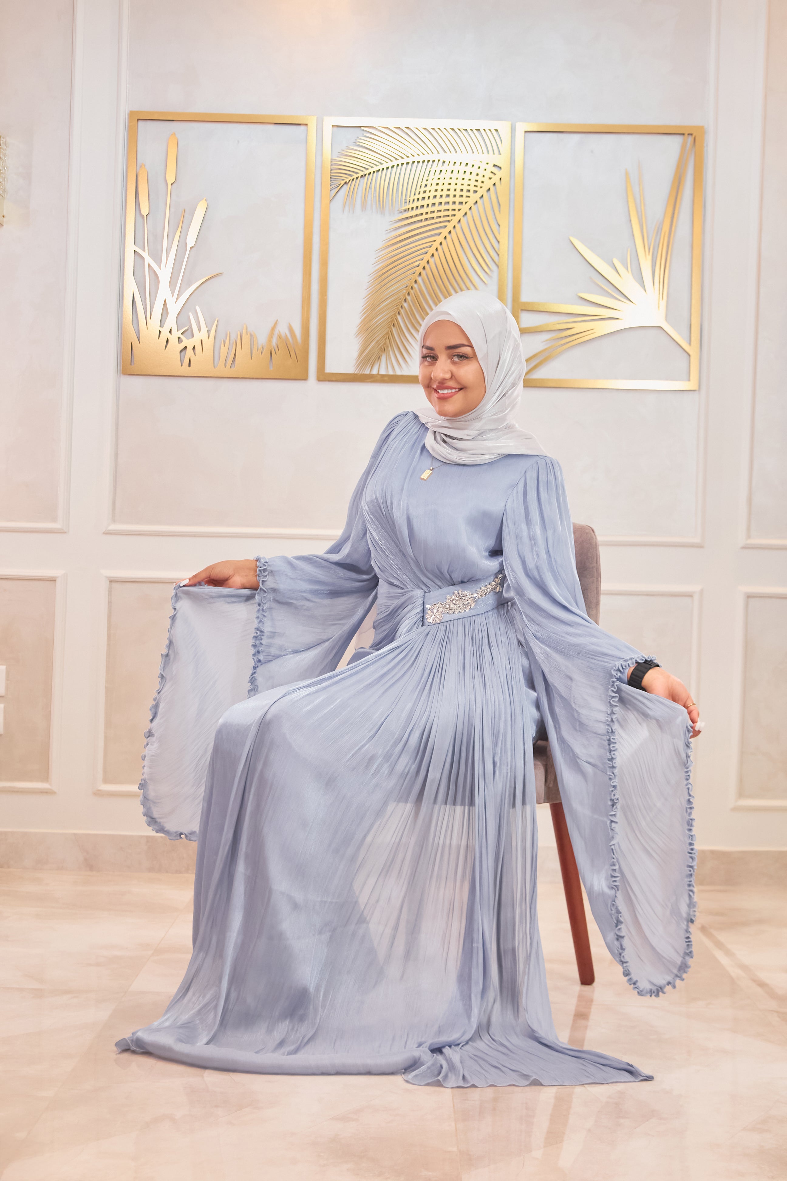 Abiha Organza Dress