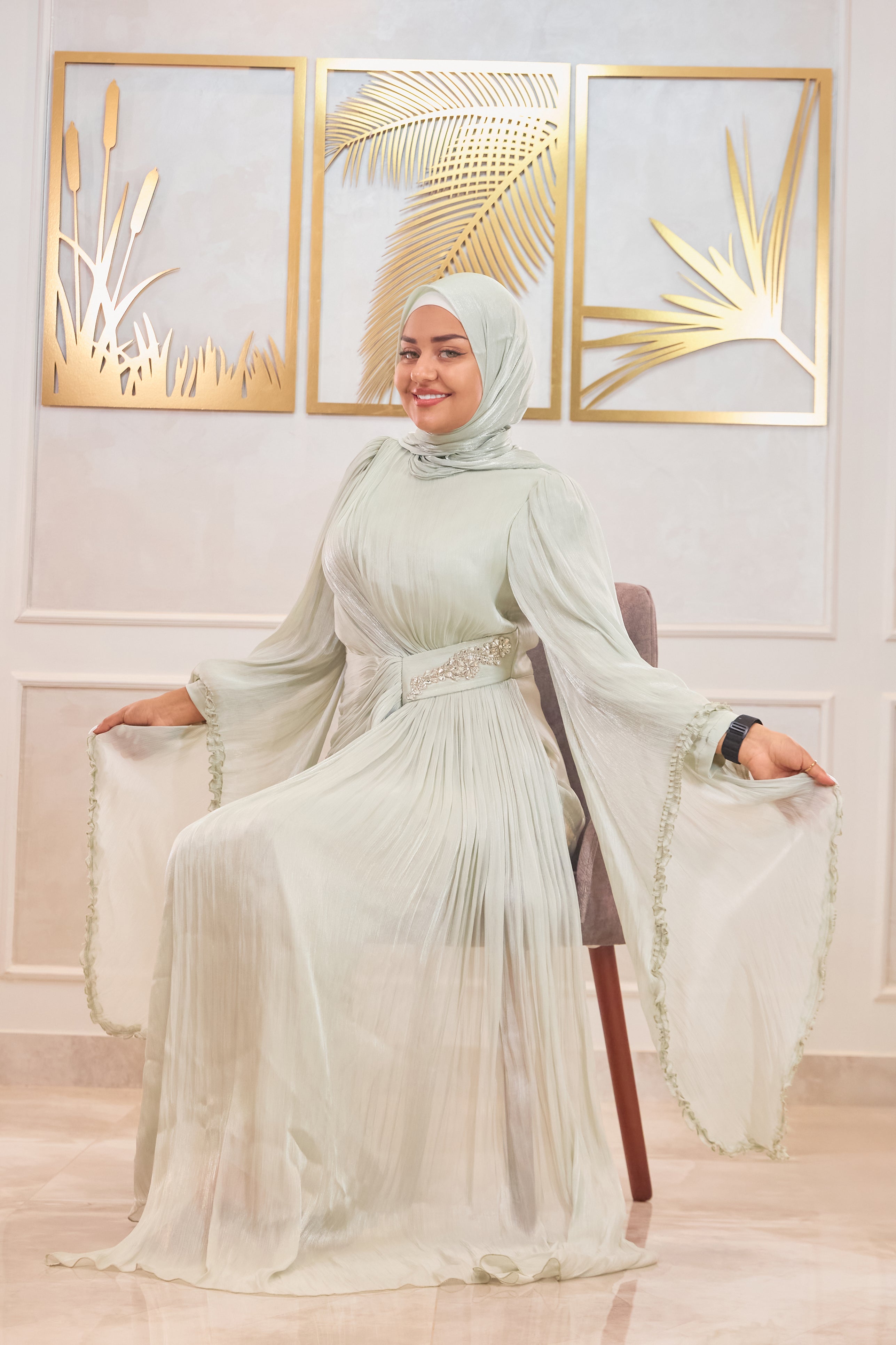 Abiha Organza Dress