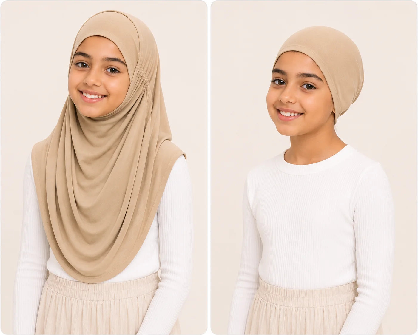 Two Piece Kids Hijab