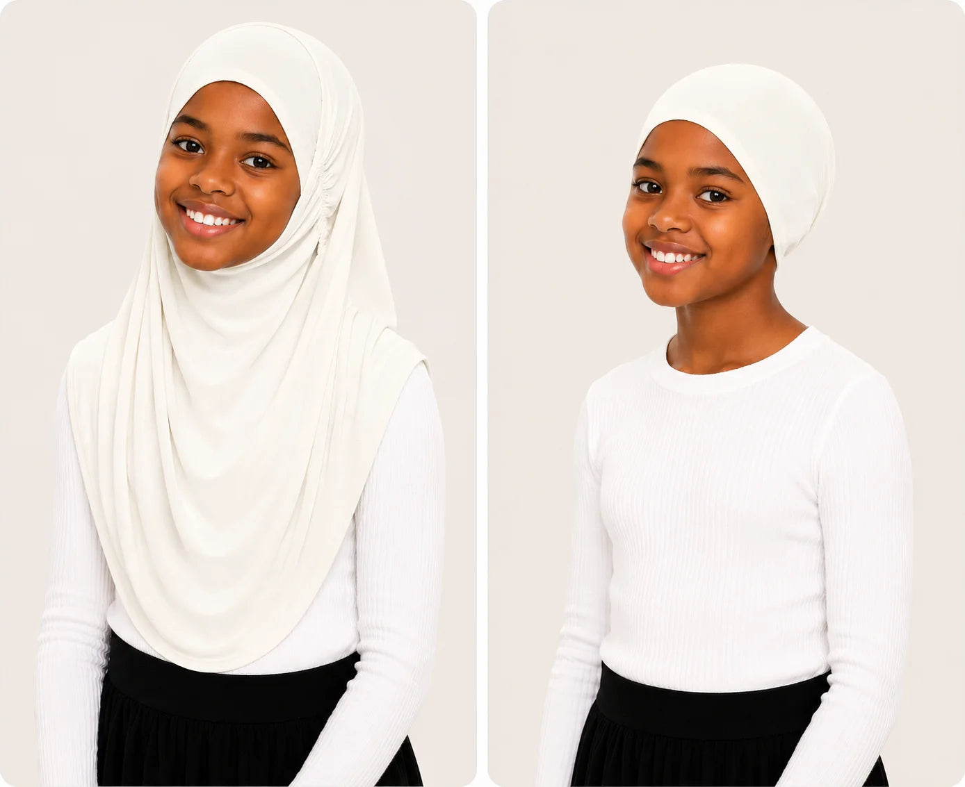 Two Piece Kids Hijab