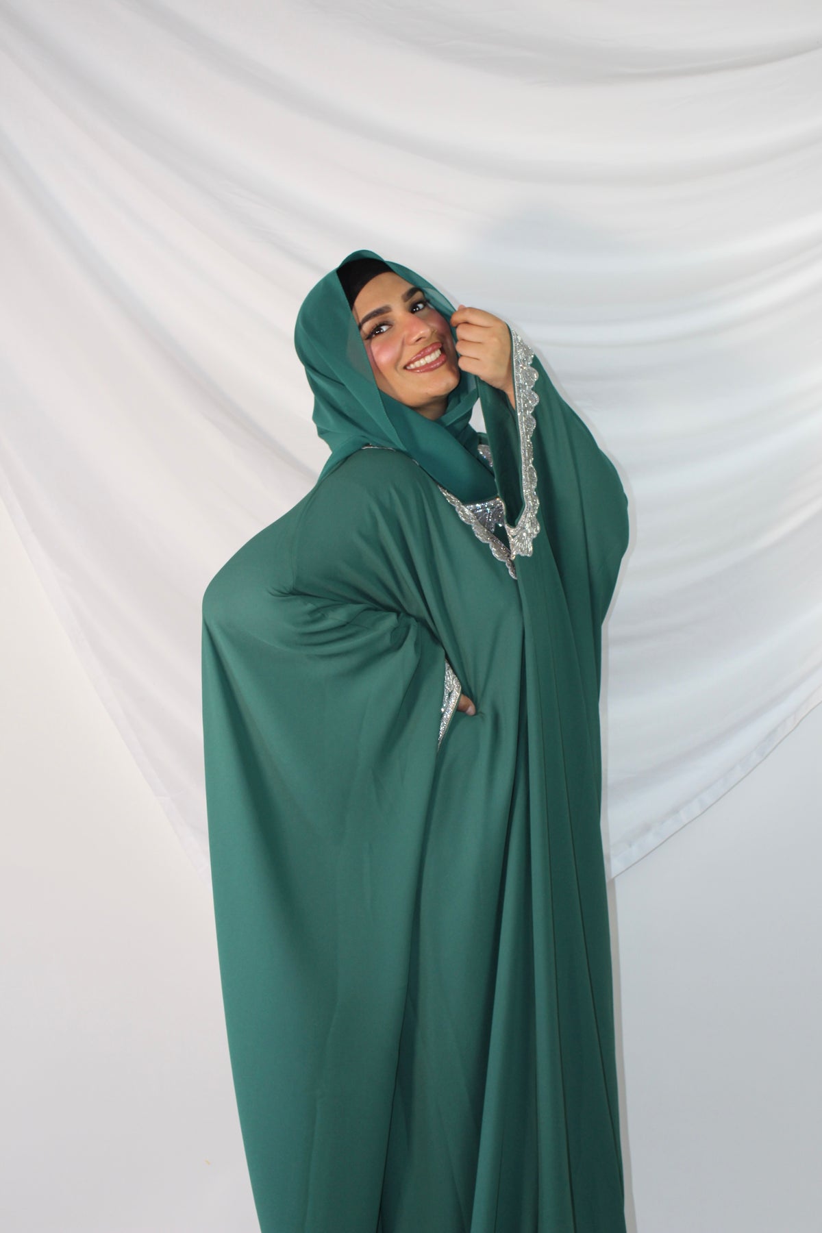Elegant Anisa abaya for formal gatherings and special occasions