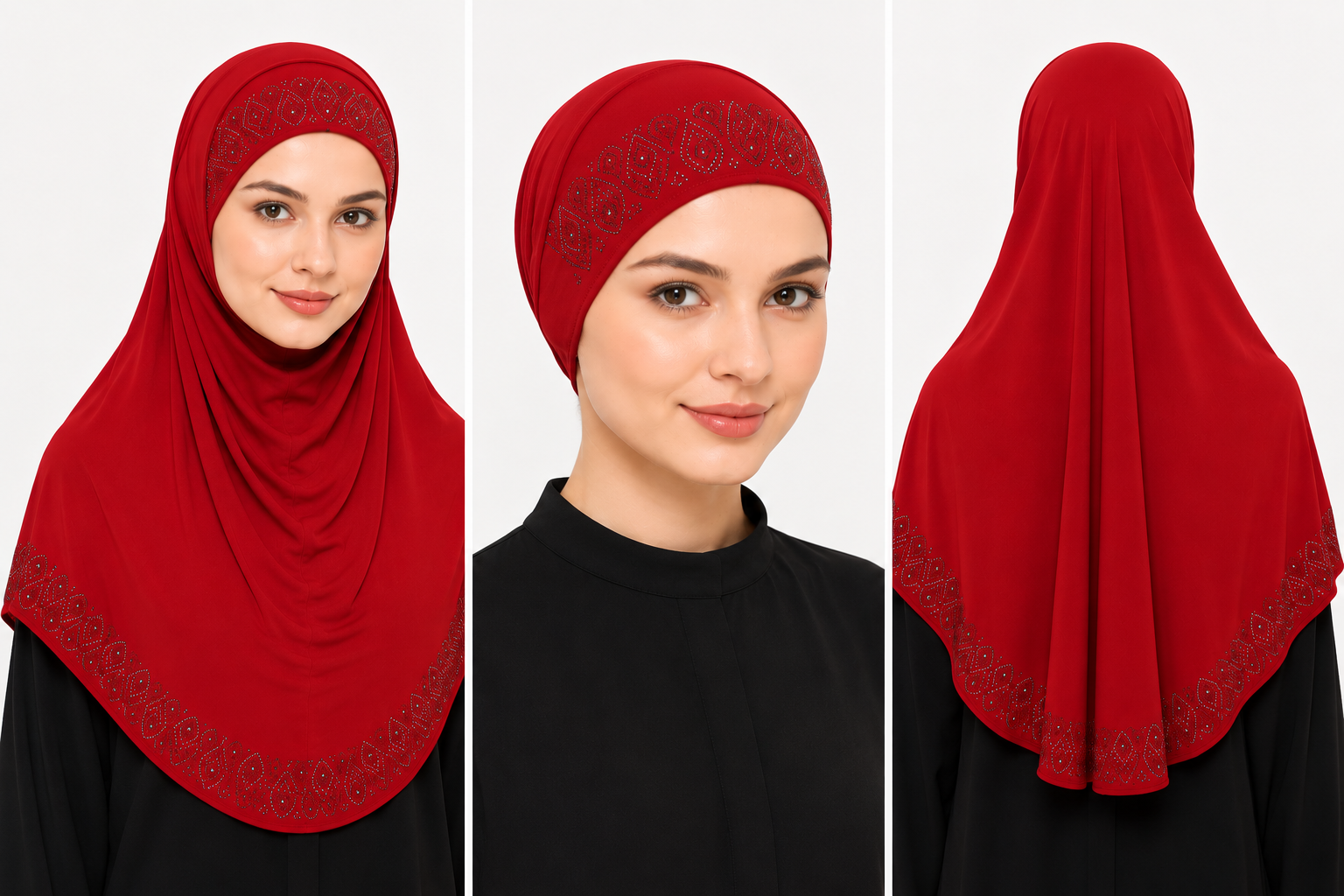 Two-Piece Fixed Hijab