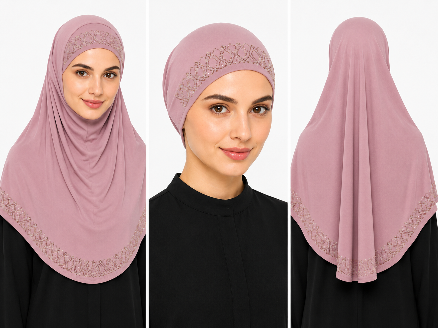 Two-Piece Fixed Hijab