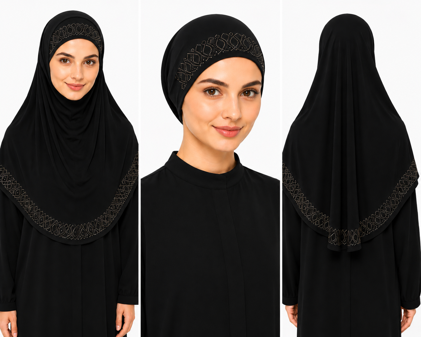 Two-Piece Fixed Hijab