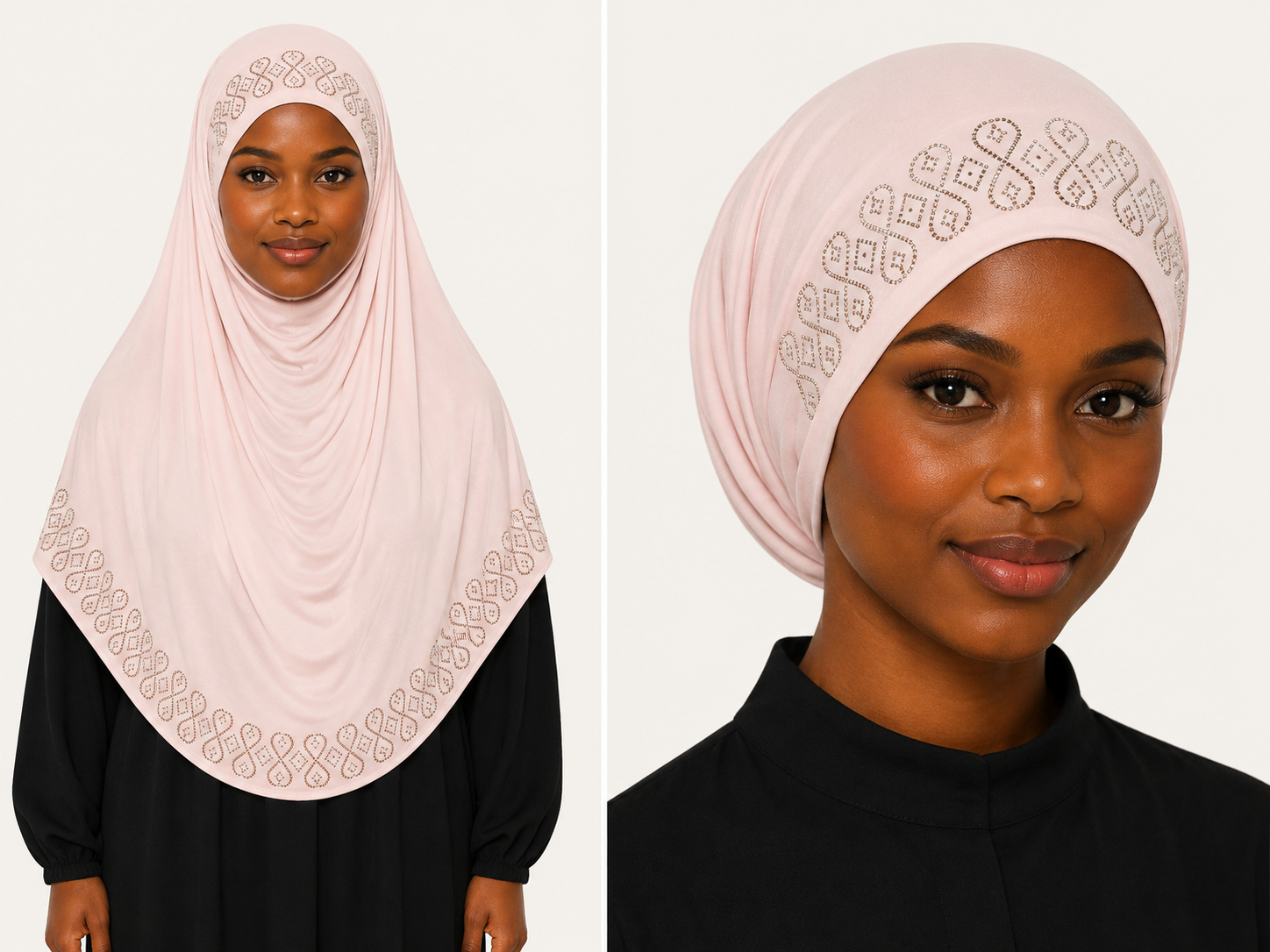 Two-Piece Fixed Hijab