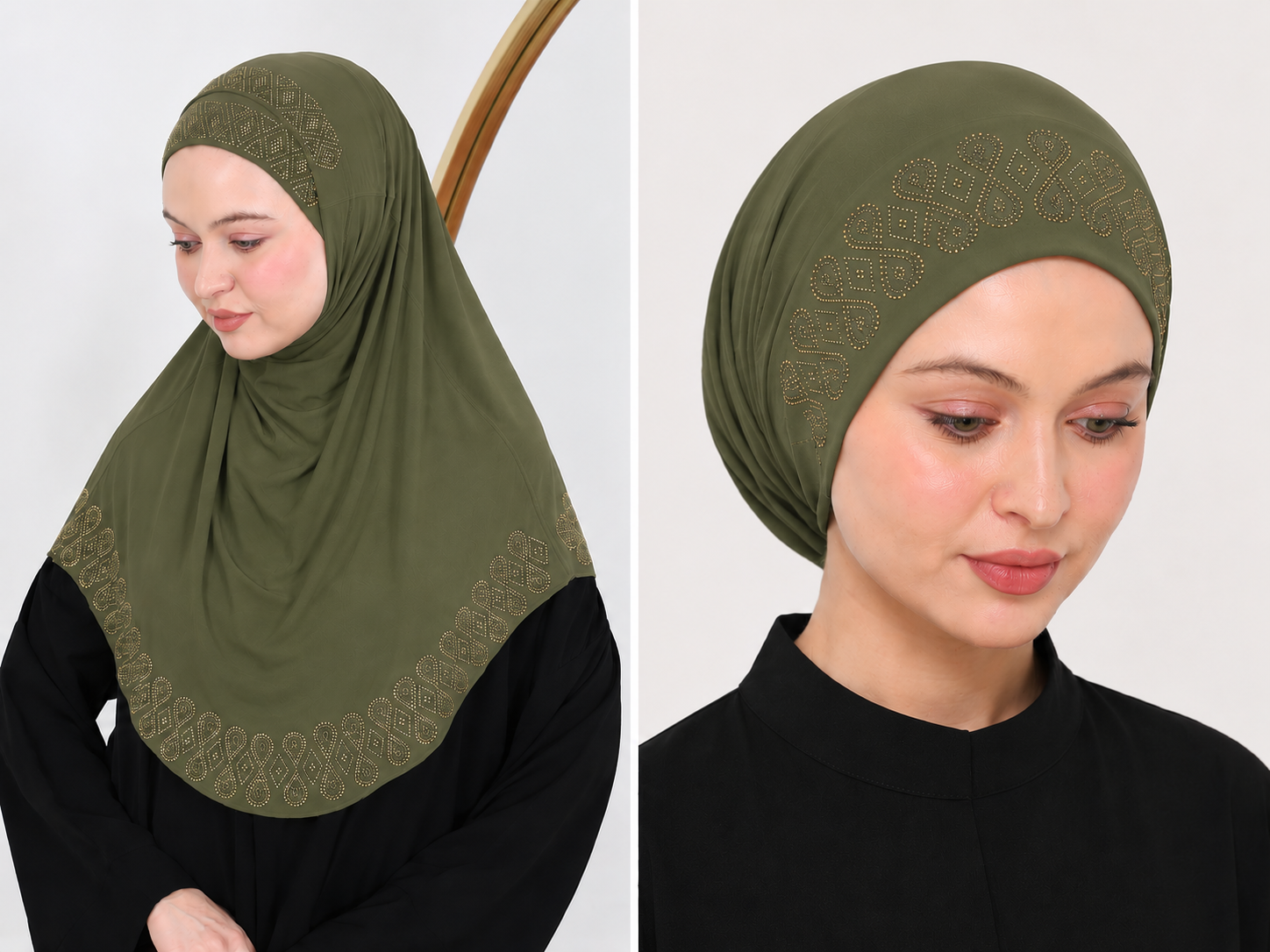 Two-Piece Fixed Hijab