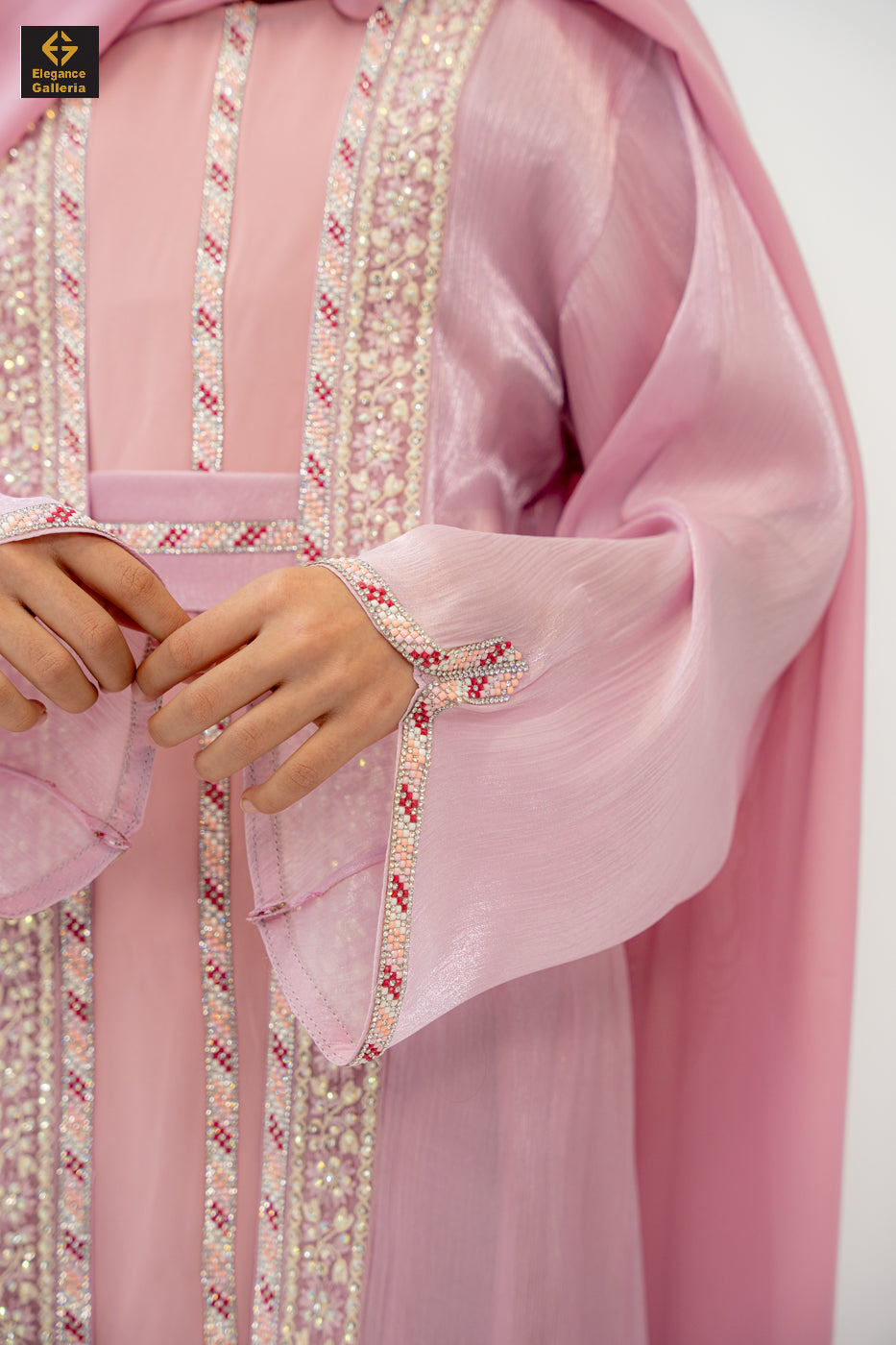 Zareen Mother-Daughter Elegant 4-Piece Abaya Set