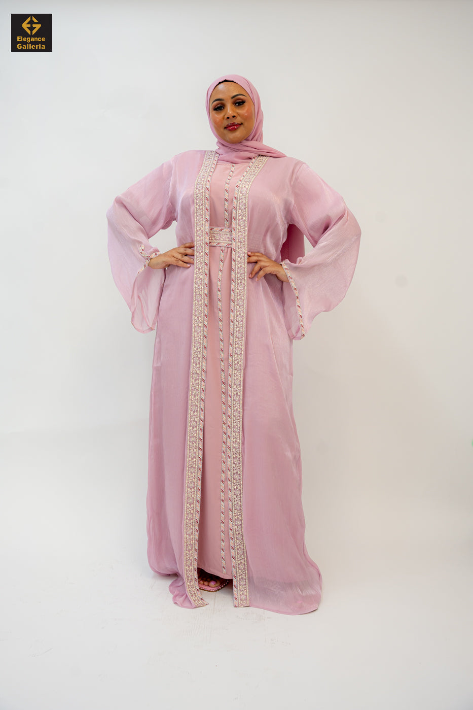 Zareen Mother-Daughter Elegant 4-Piece Abaya Set