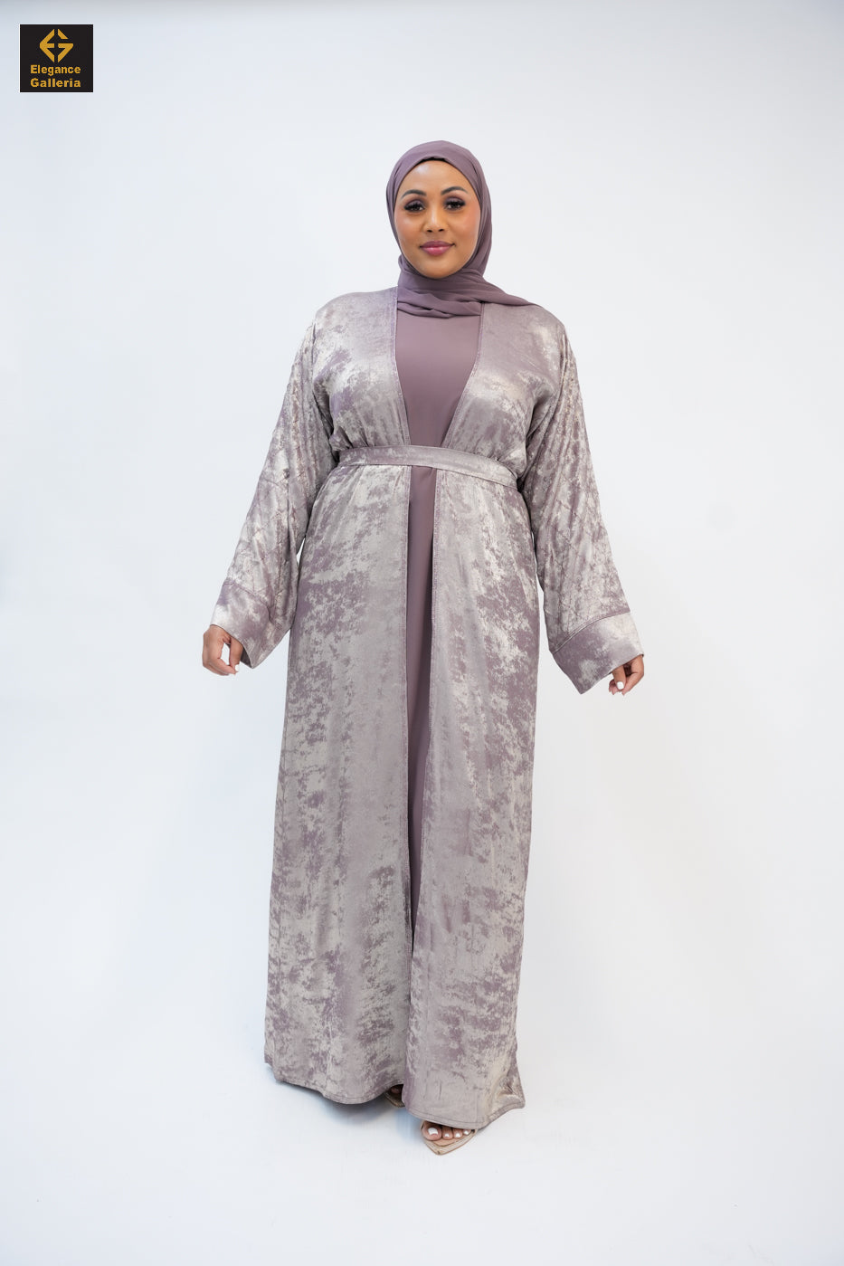 Hyran Mother Daughter 4-Piece Embellished Abaya Set