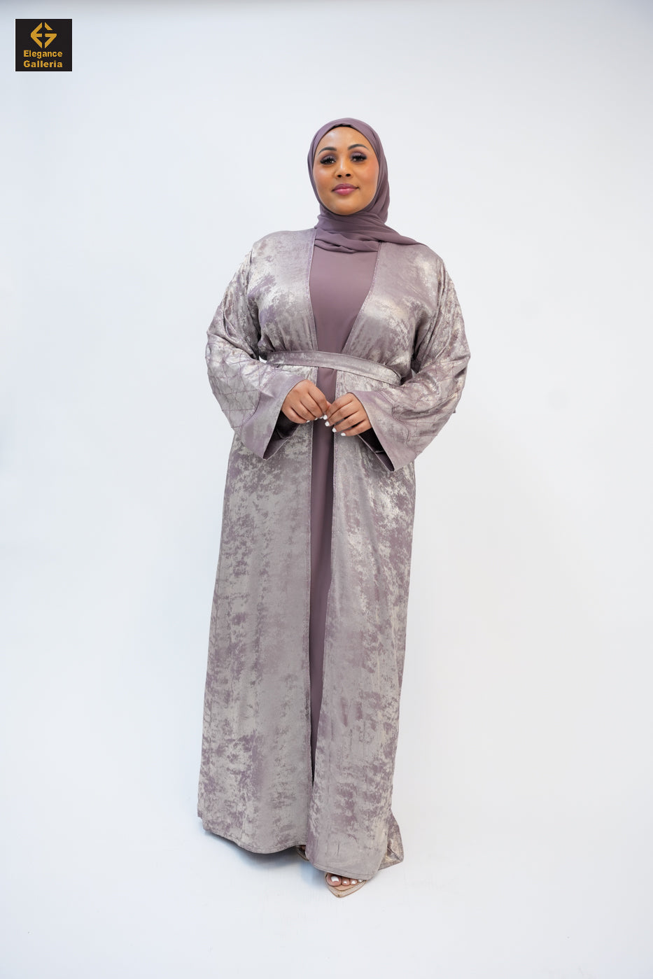 Hyran Mother Daughter 4-Piece Embellished Abaya Set