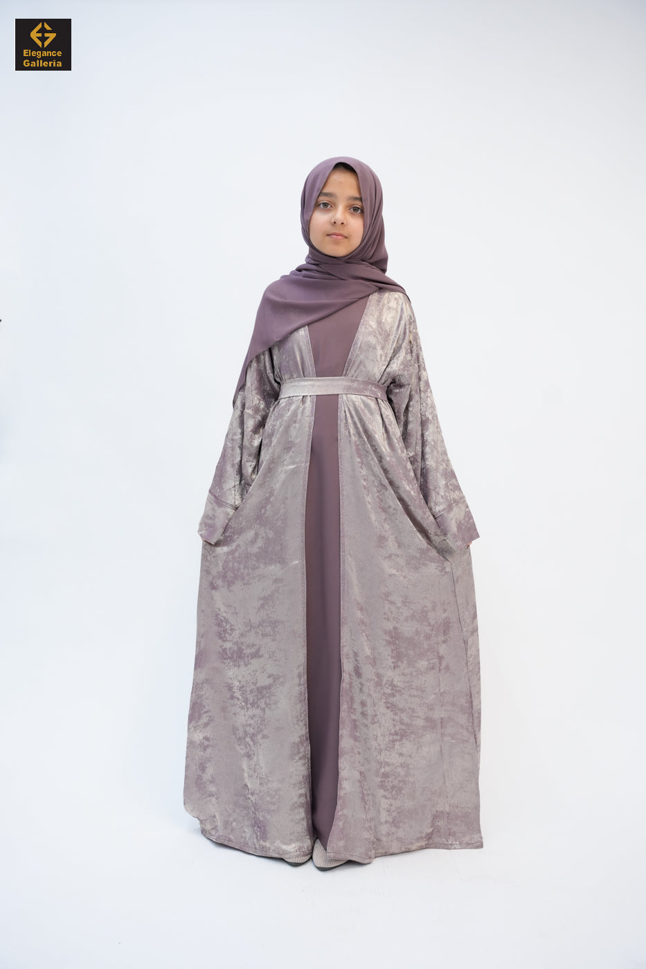 Hyran Mother Daughter 4-Piece Embellished Abaya Set