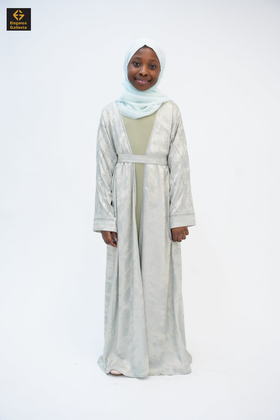 Hyran Mother Daughter 4-Piece Embellished Abaya Set