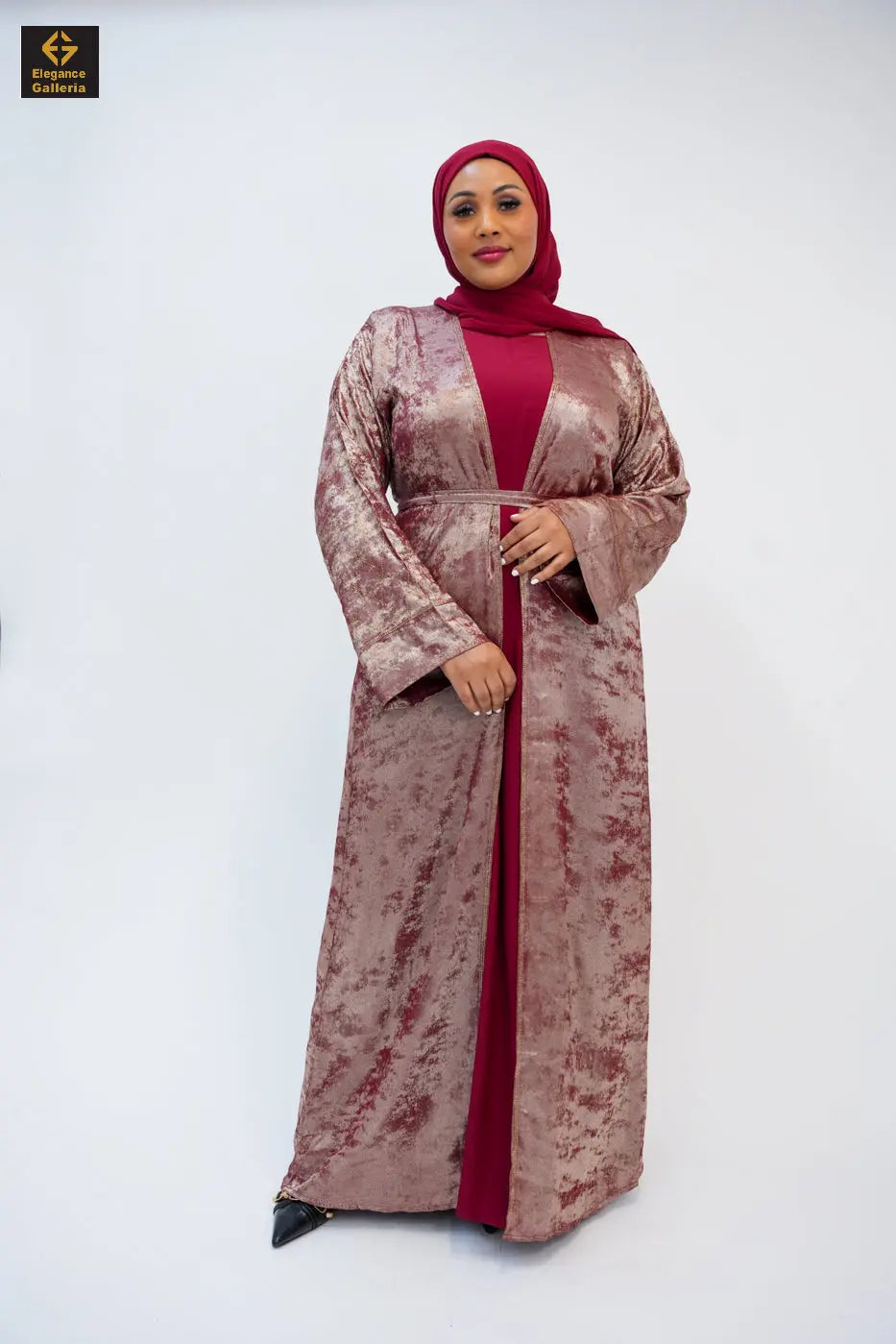 Hyran Mother Daughter 4-Piece Embellished Abaya Set