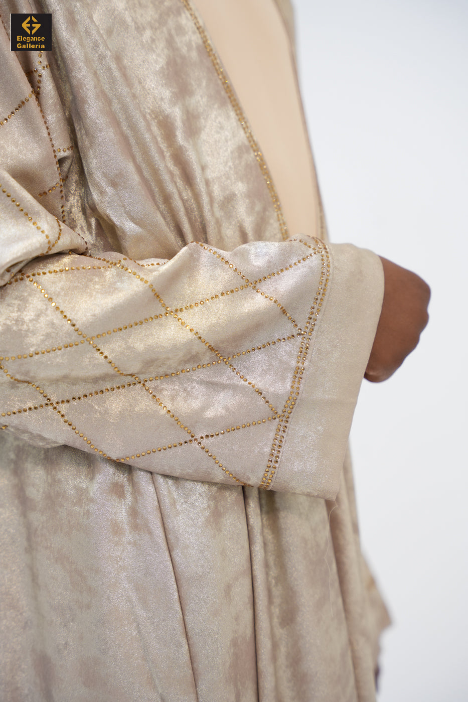 Hyran Mother Daughter 4-Piece Embellished Abaya Set