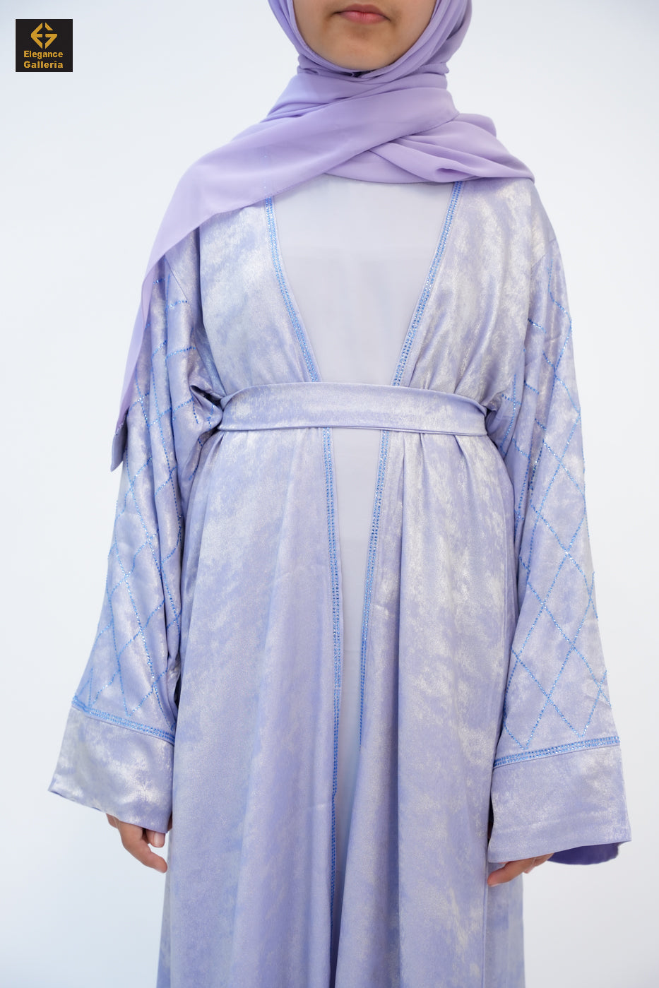 Hyran Mother Daughter 4-Piece Embellished Abaya Set