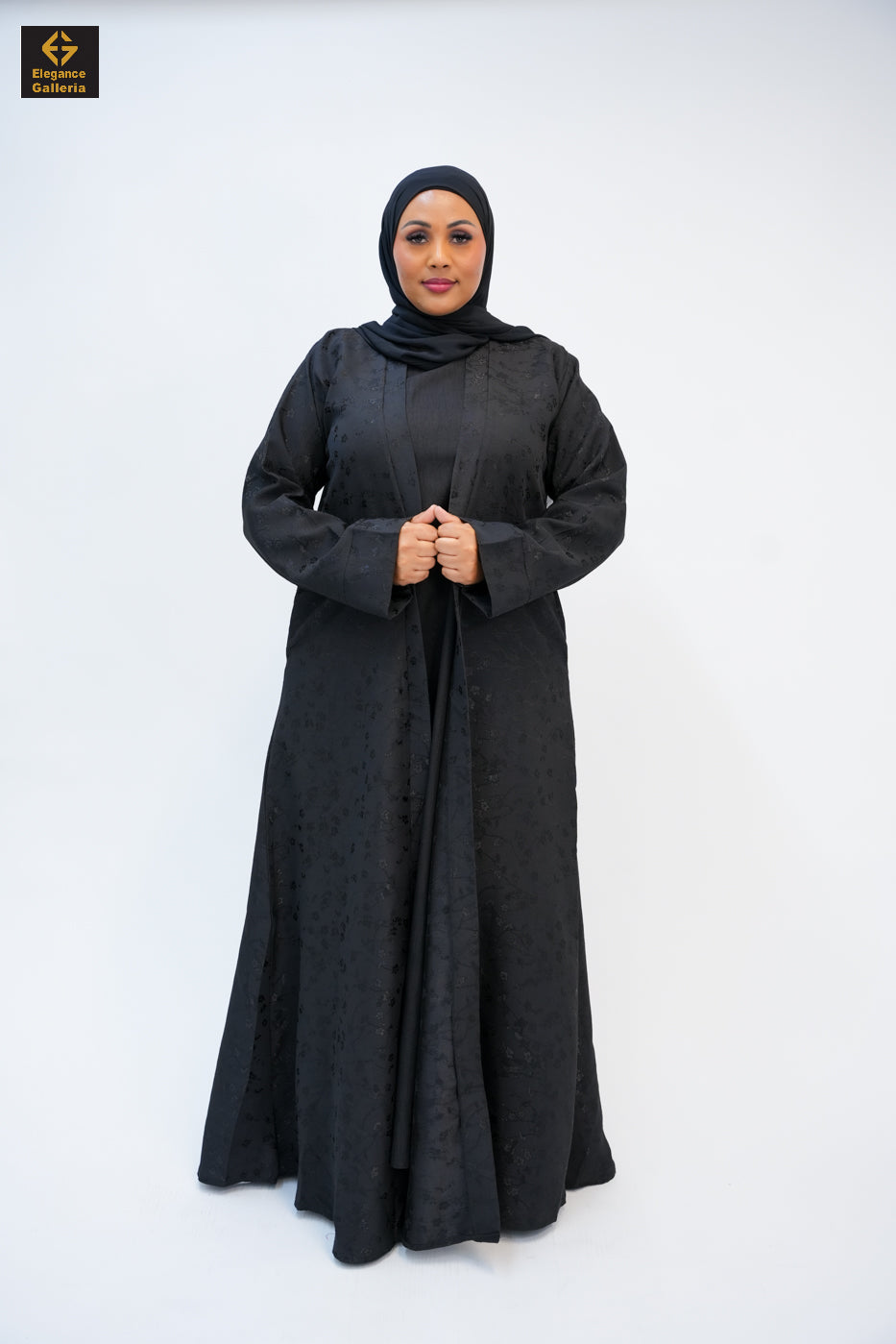 Textured Open Abaya(COAT ONLY)