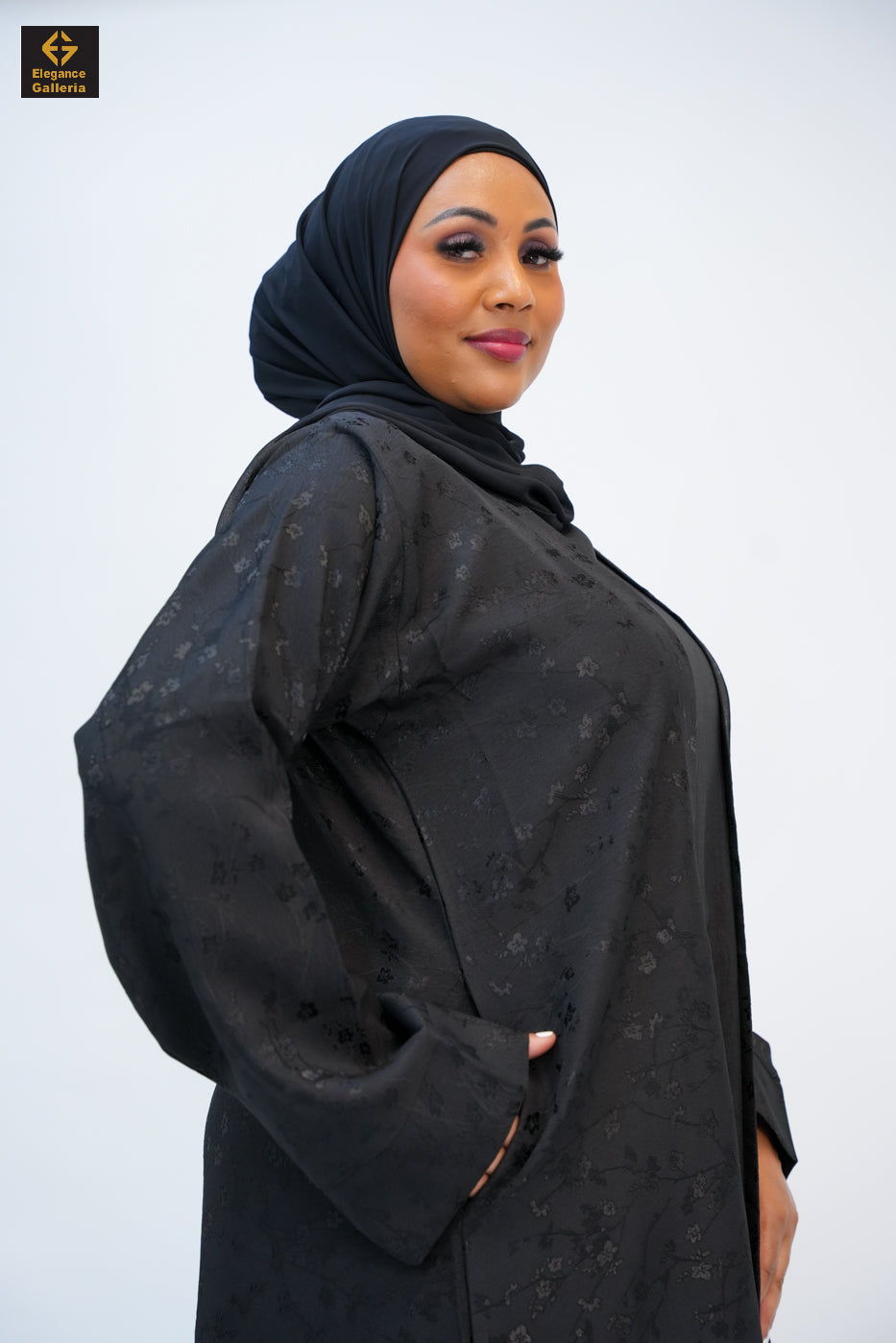 Textured Open Abaya(COAT ONLY)