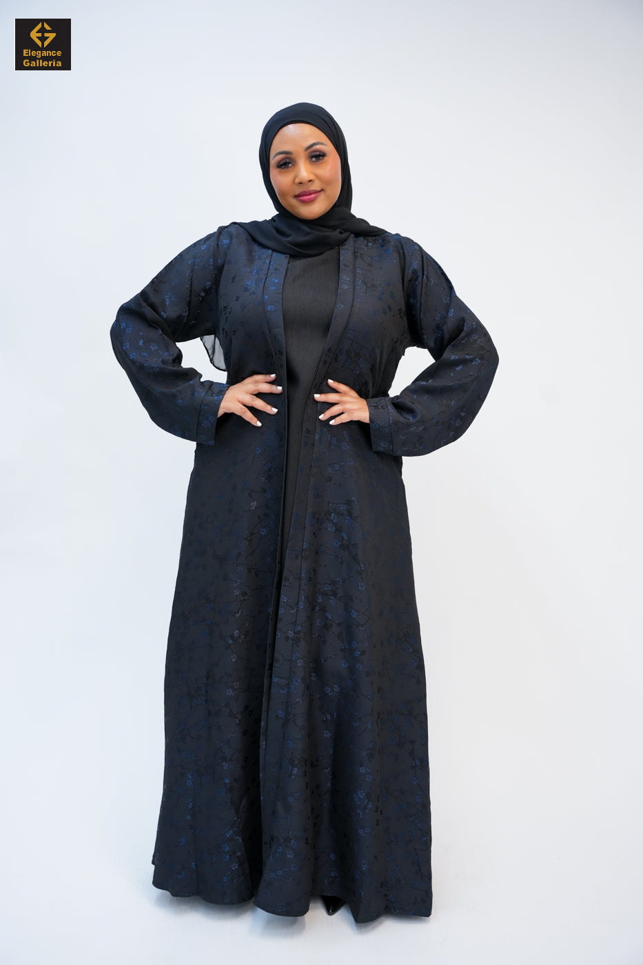 Textured Open Abaya(COAT ONLY)