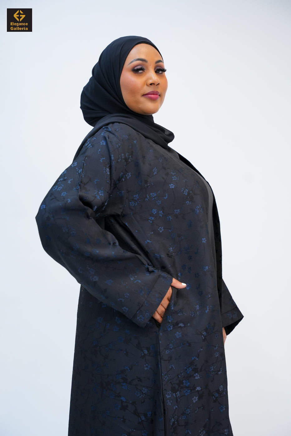Textured Open Abaya(COAT ONLY)