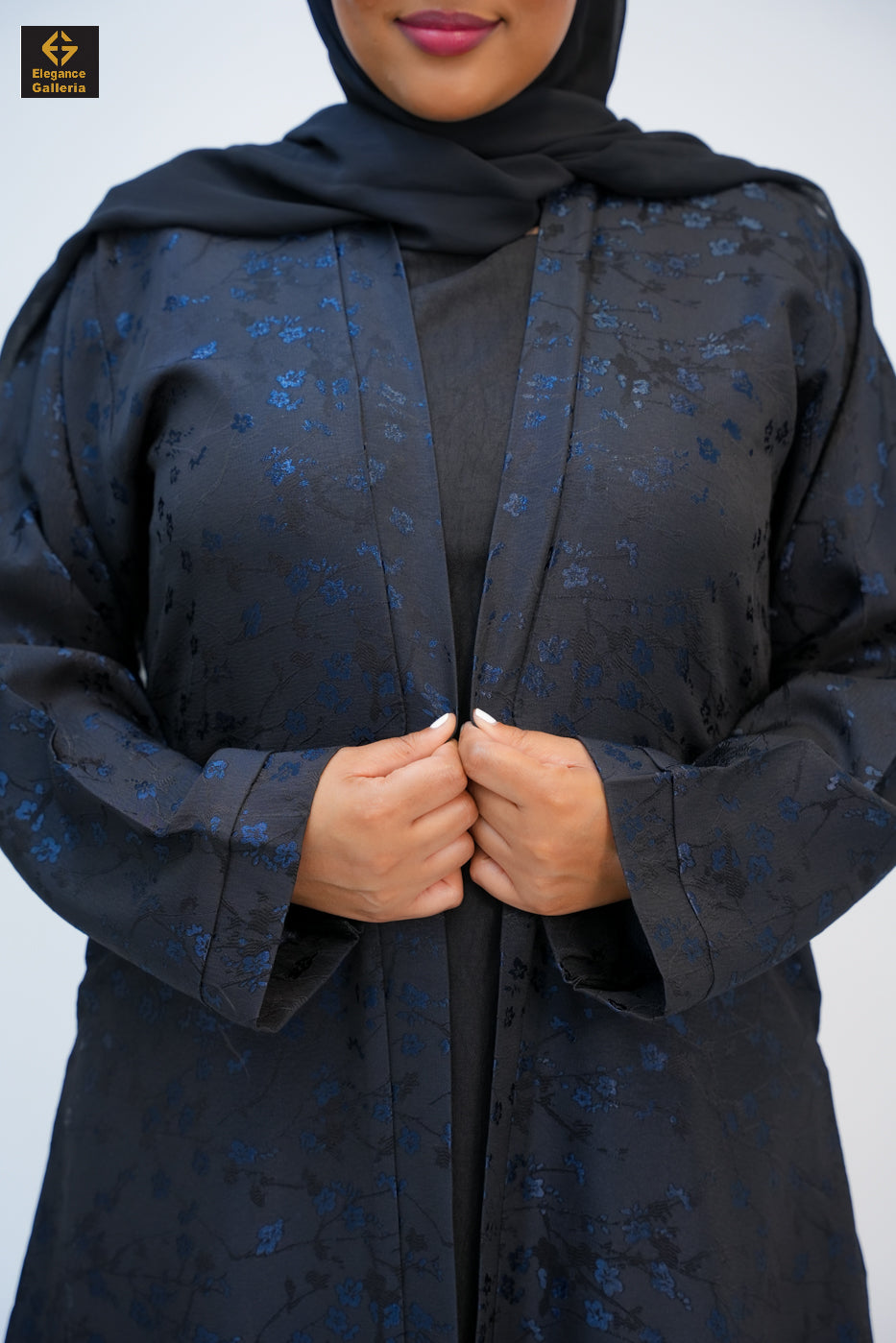 Textured Open Abaya(COAT ONLY)