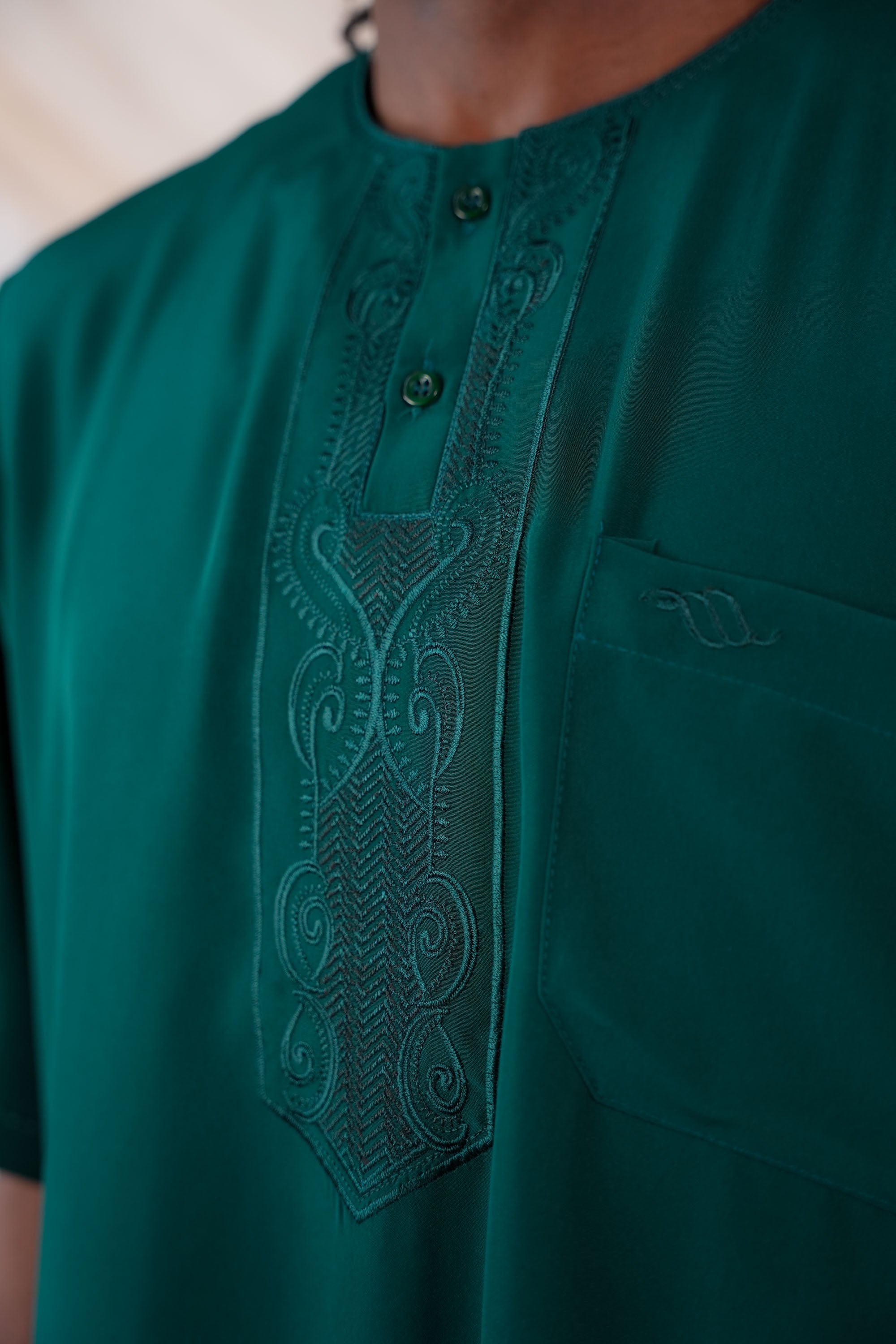 Moroccan Style Short Sleeve Thobe