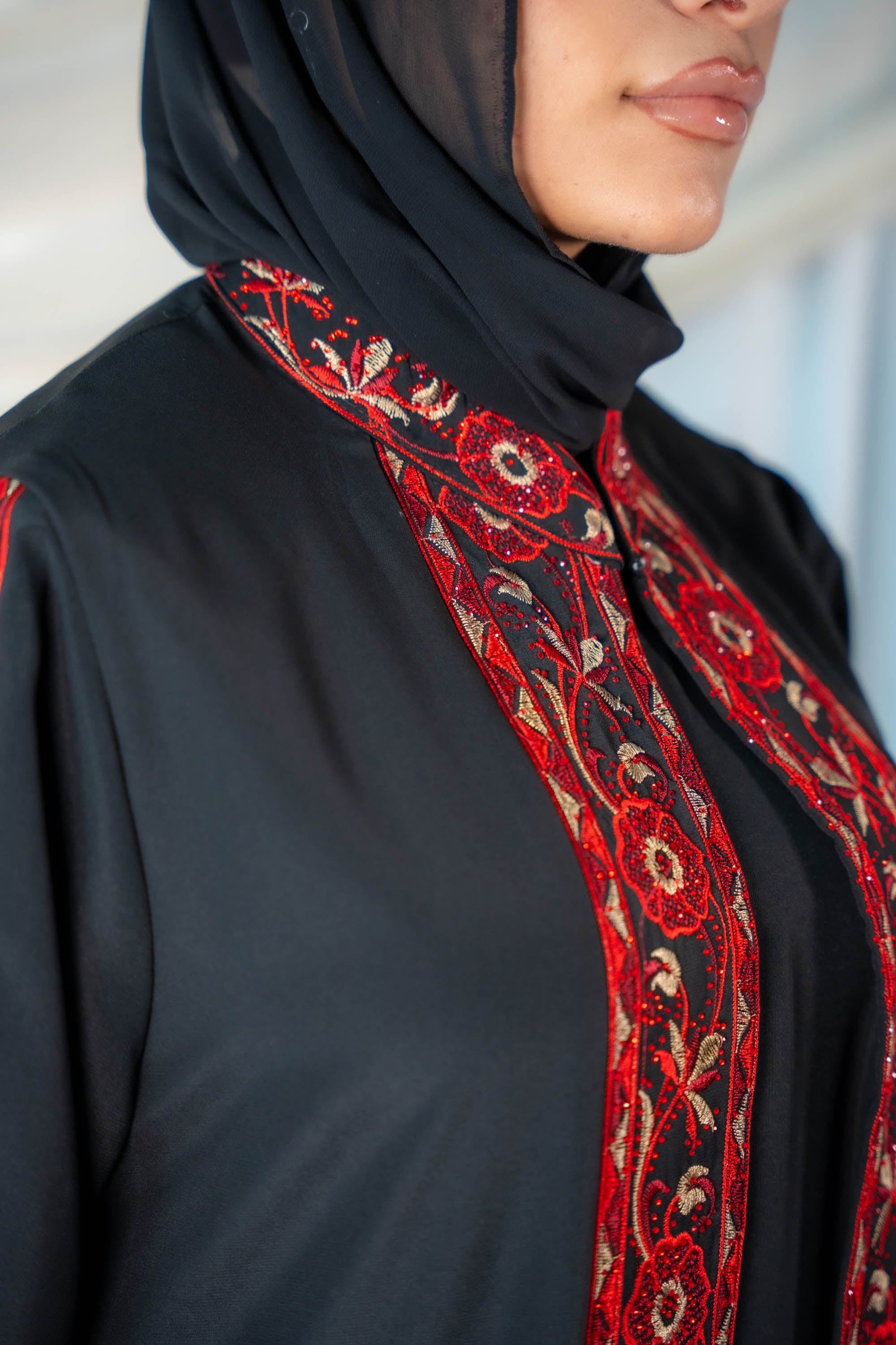 Shanaya Palestine design Abaya