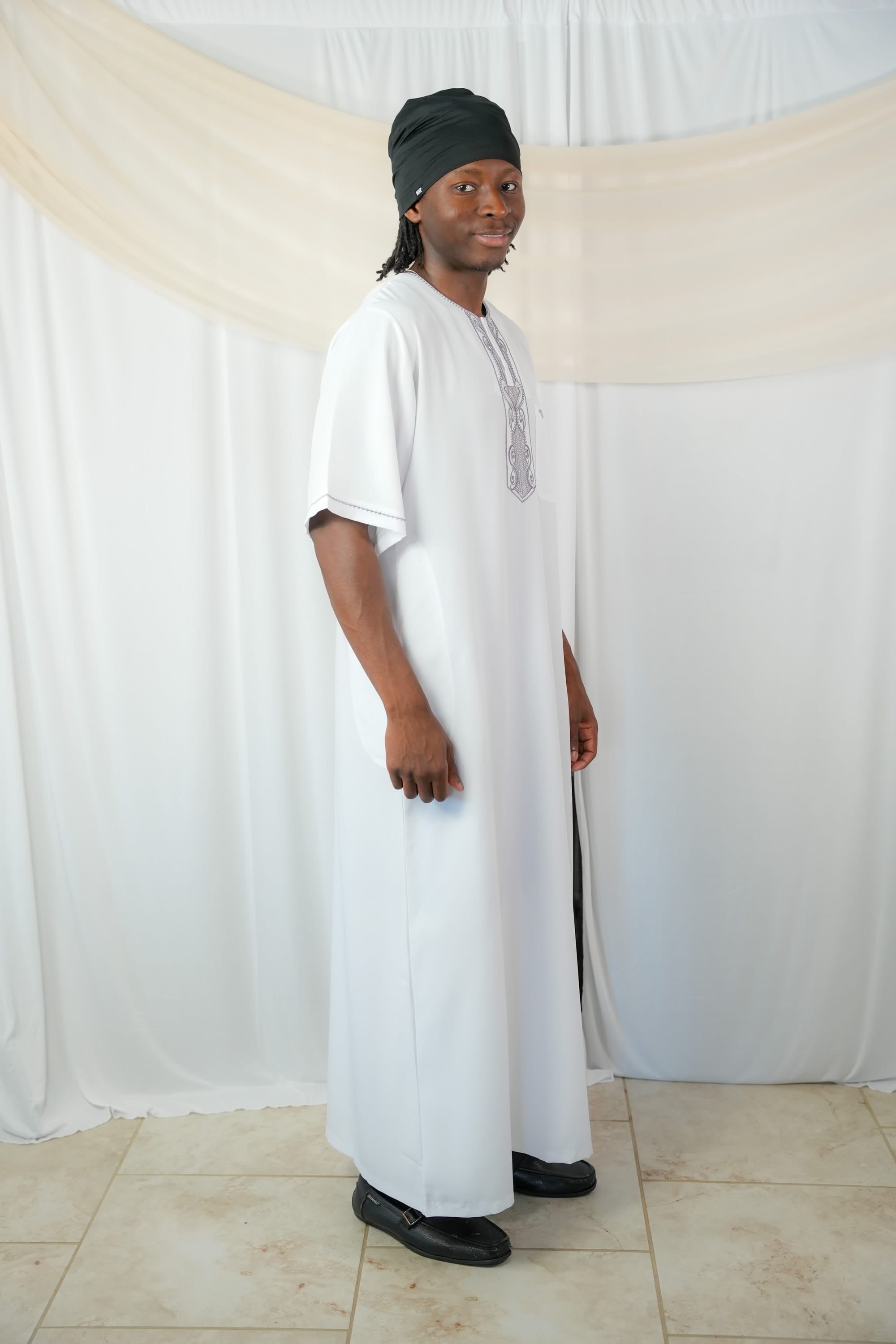 Moroccan Style Short Sleeve Thobe