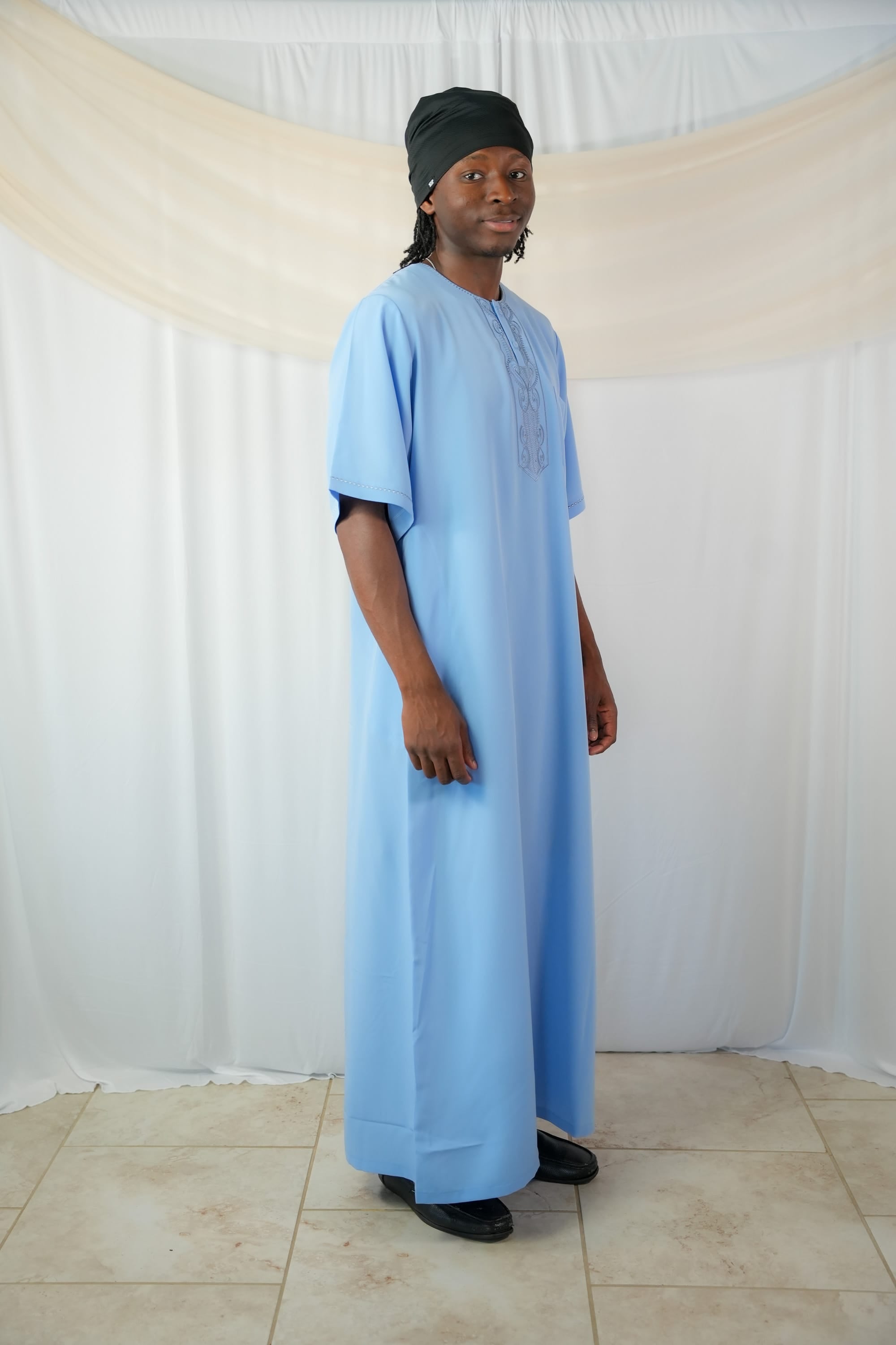 Moroccan Style Short Sleeve Thobe