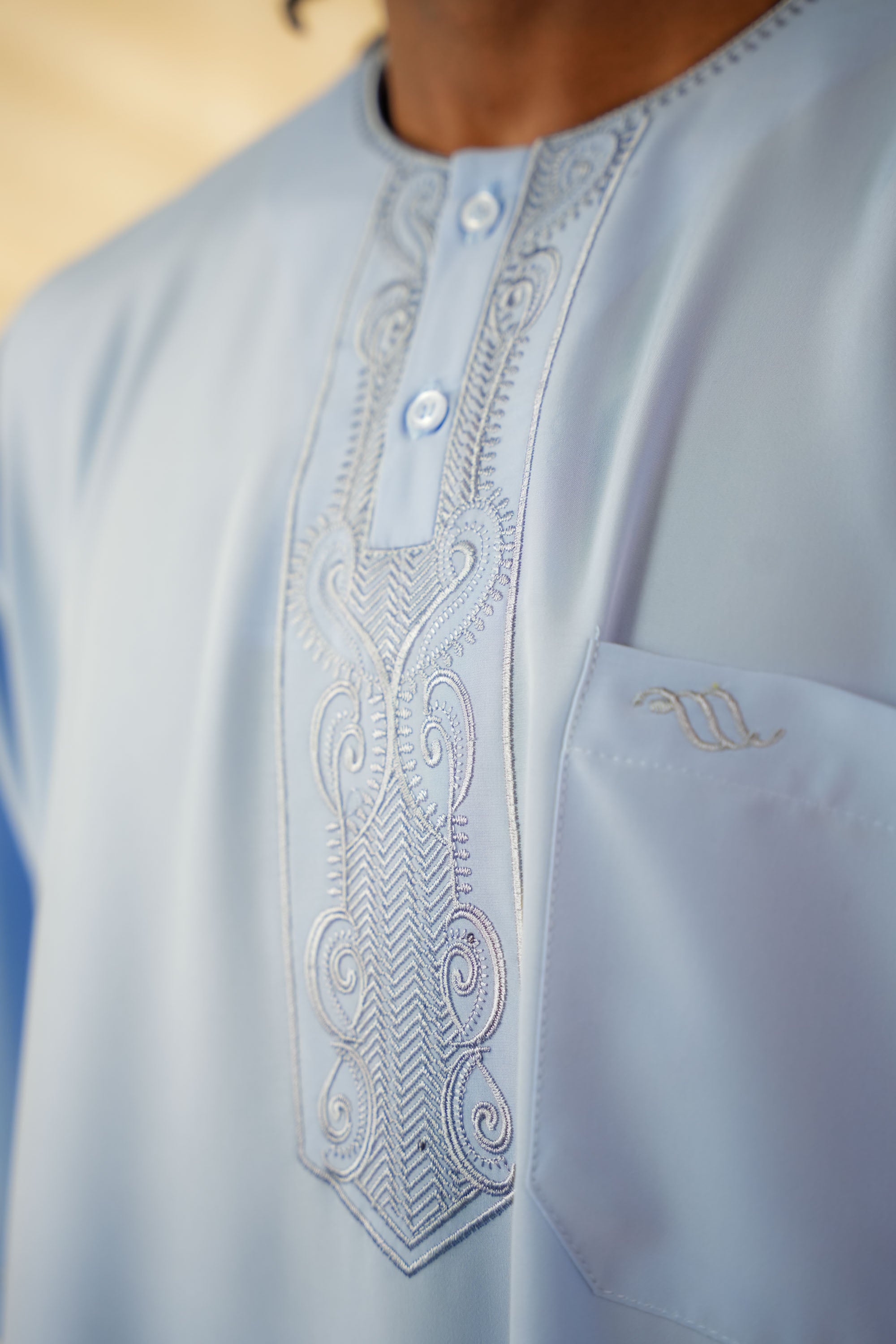 Moroccan Style Short Sleeve Thobe