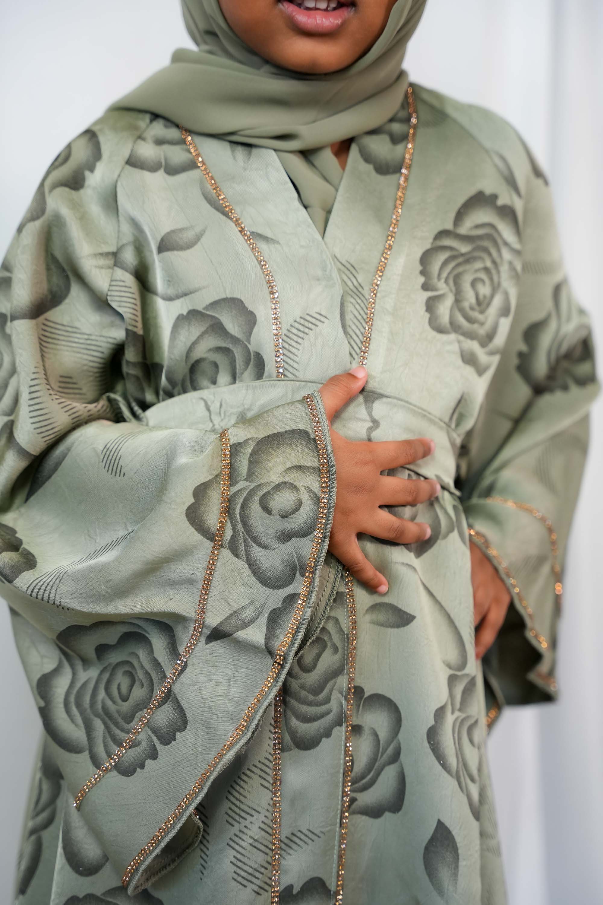 Nawra Mother-Daughter Set Abaya