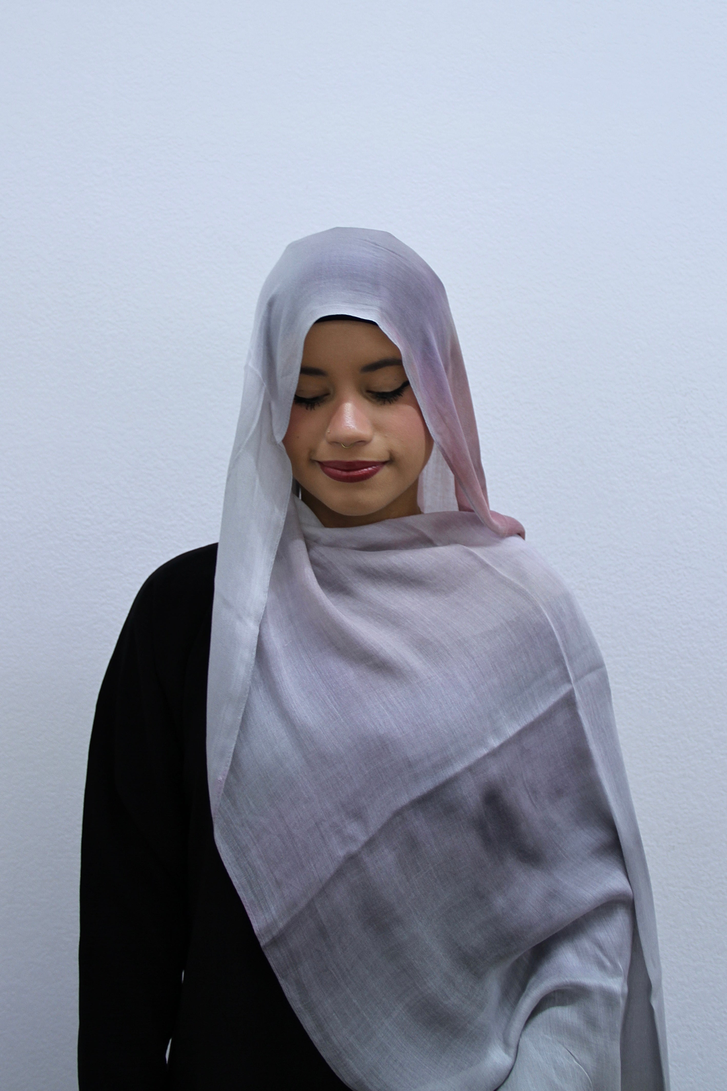 Soft Dove Grey Modal Hijab