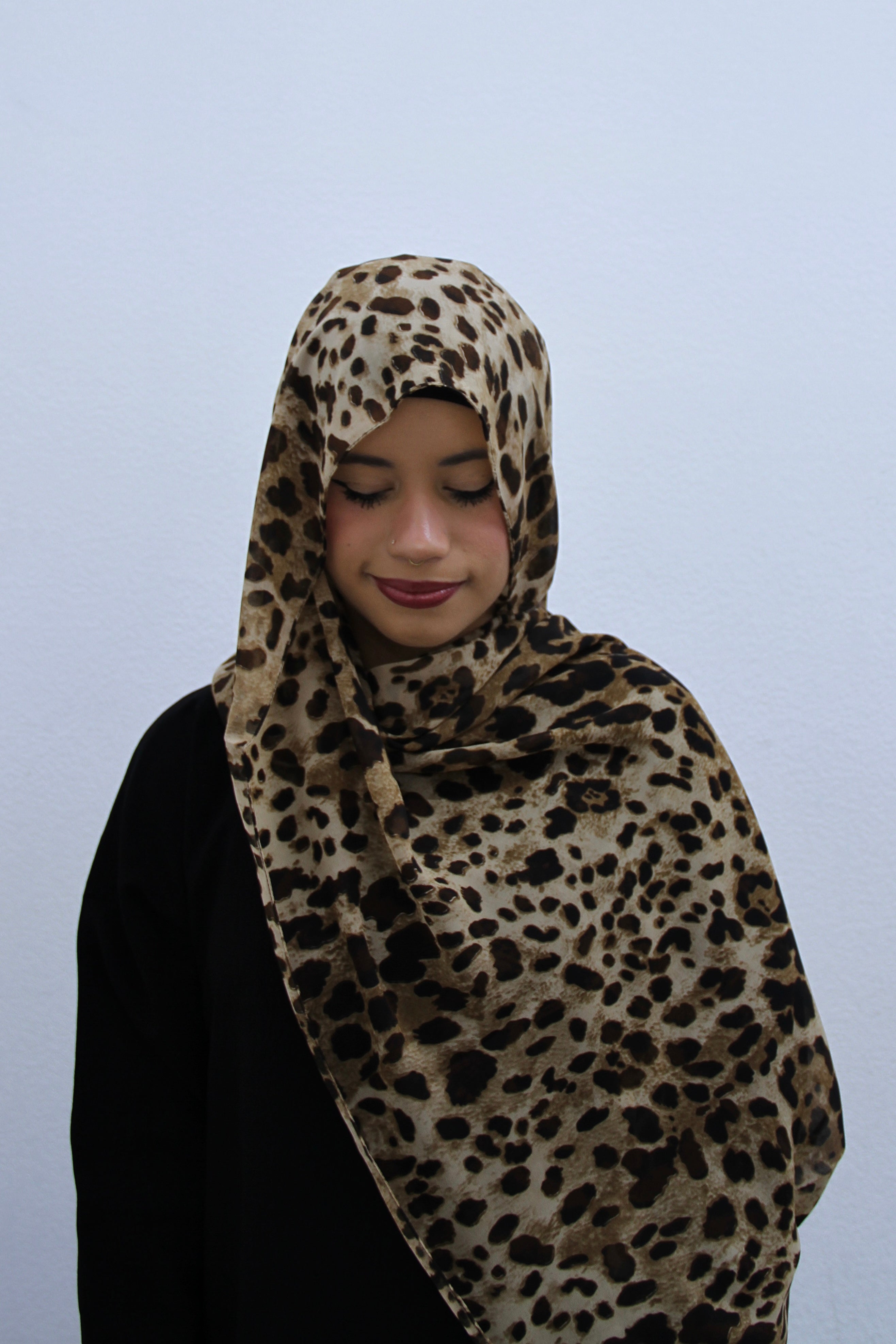 Leopard Print Hijab