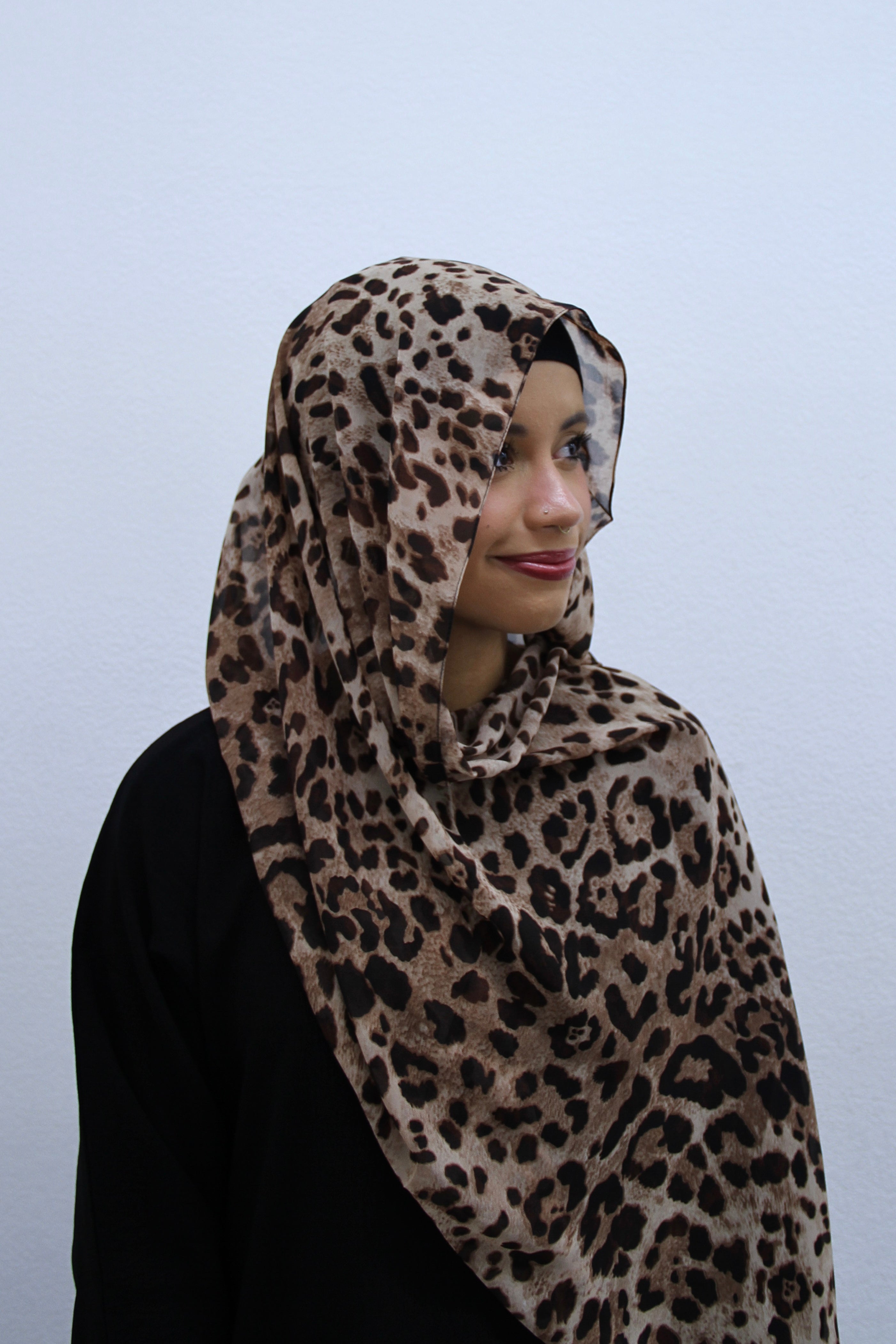 Leopard Print Hijab