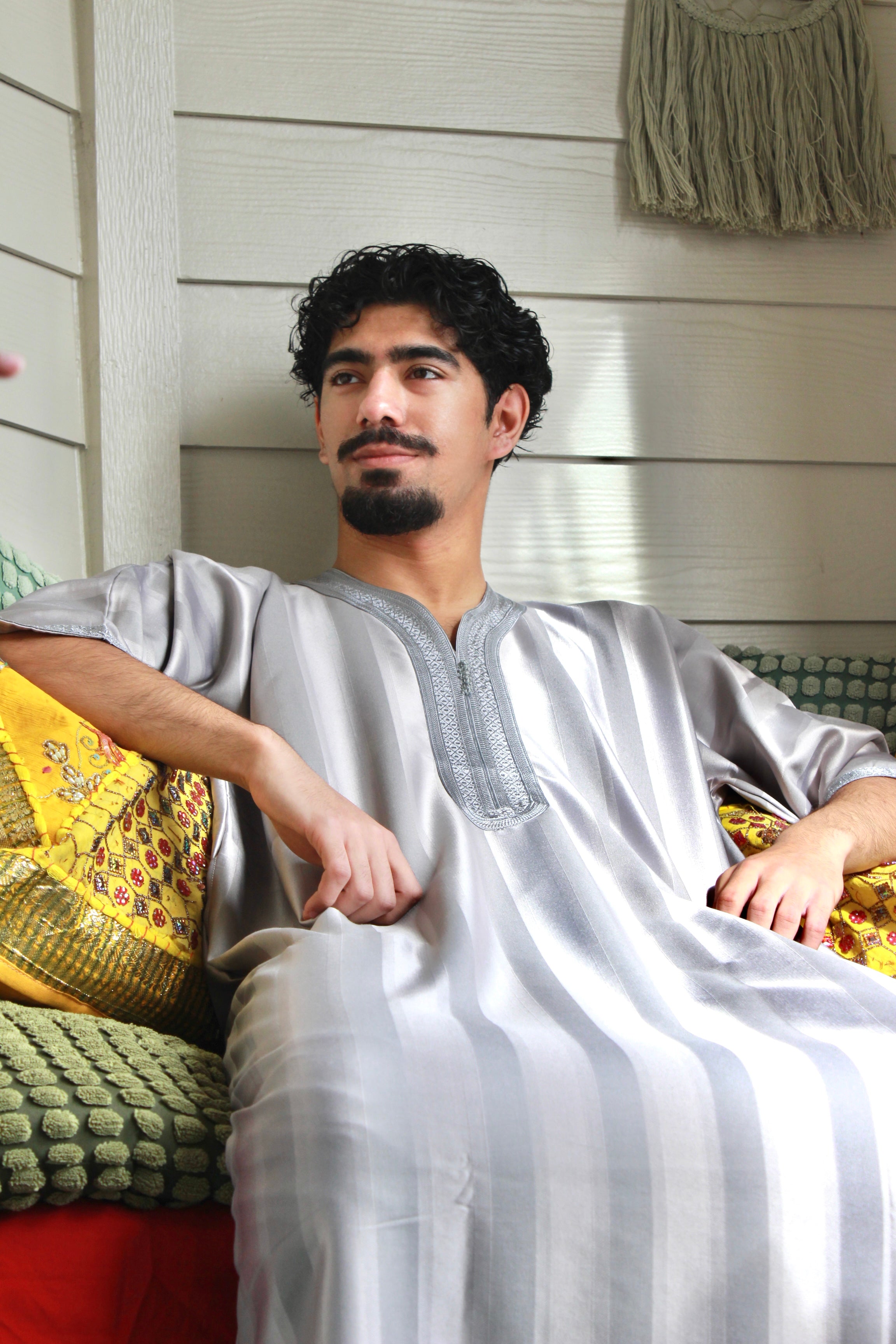 Moroccan Short Sleeve Men's Thobe