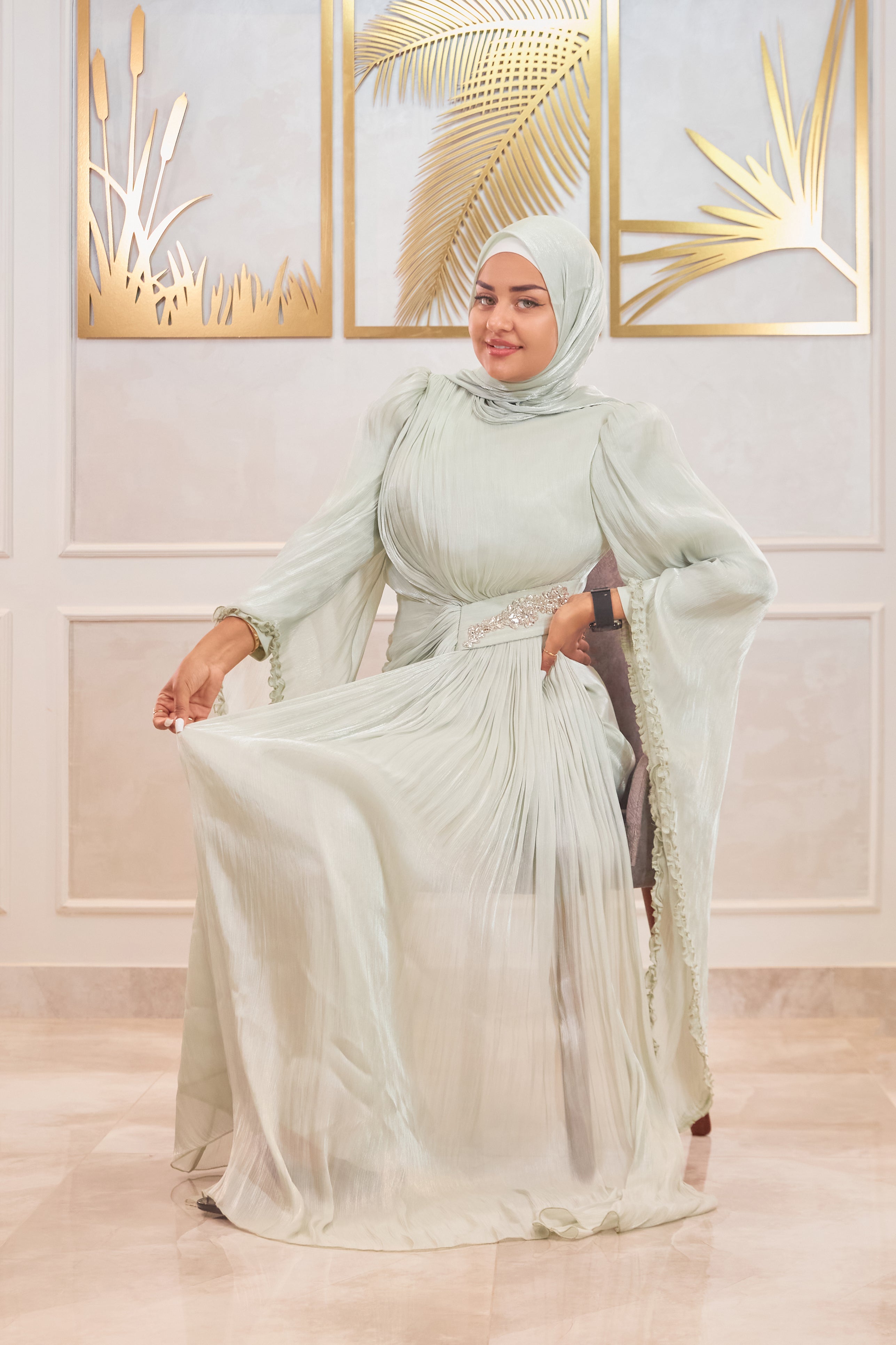 Abiha Organza Dress