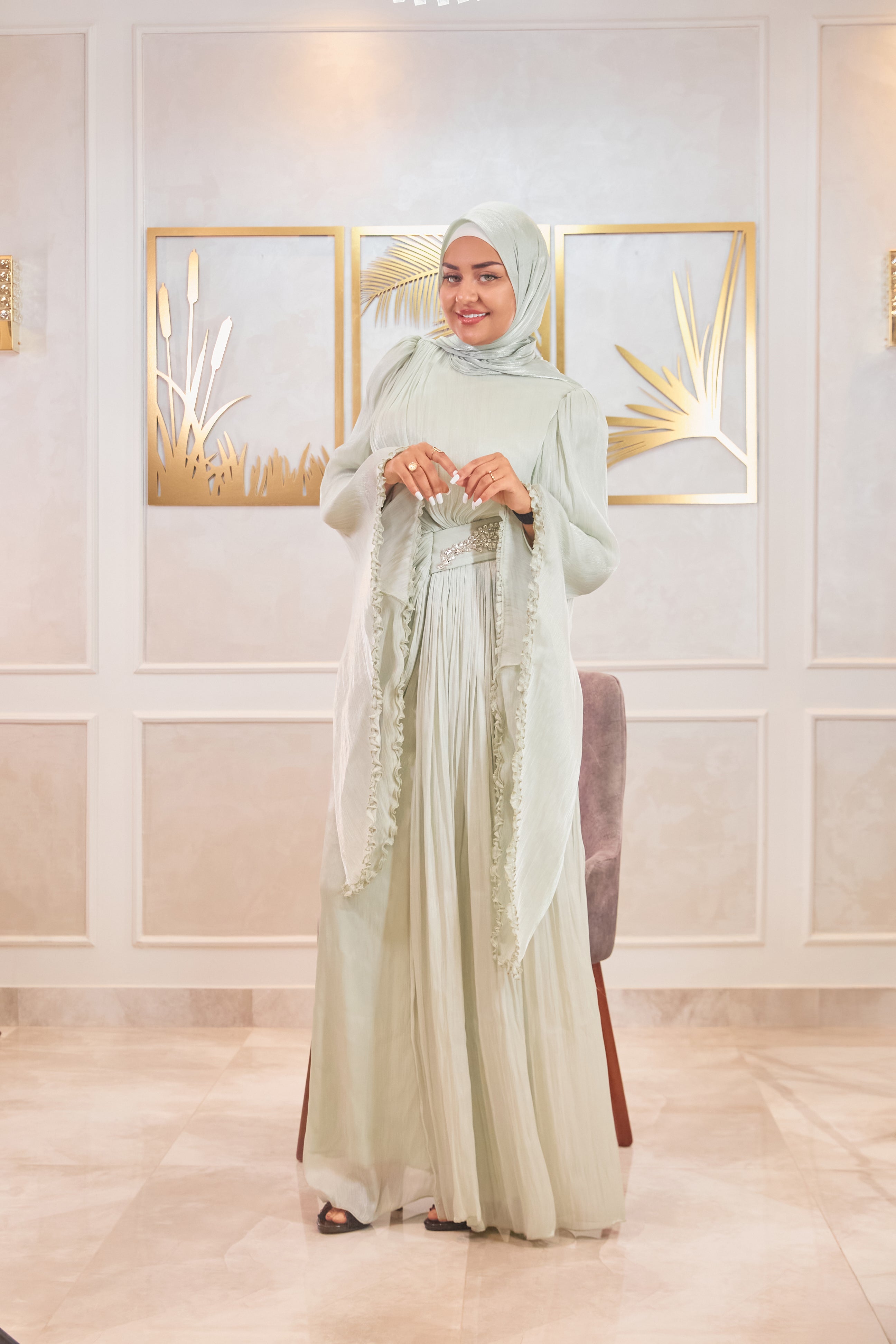 Abiha Organza Dress