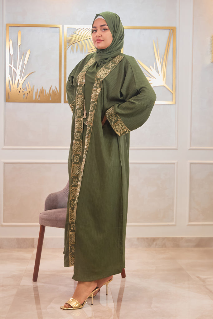 Minhal 2 piece Abaya