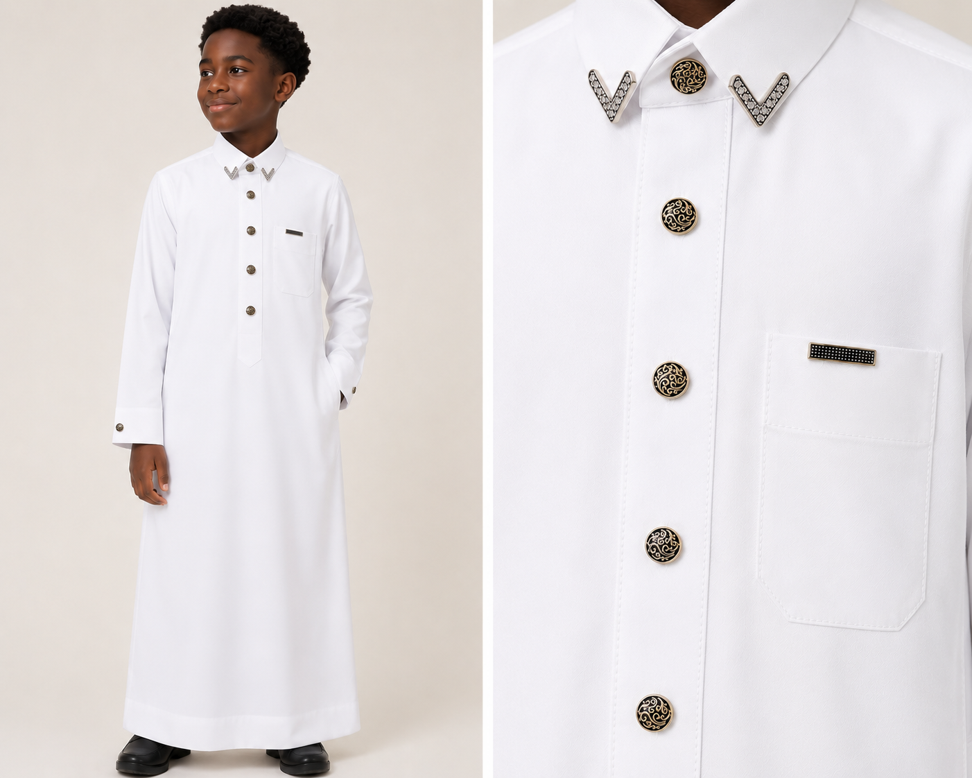 Qatari Style Kids Thobe