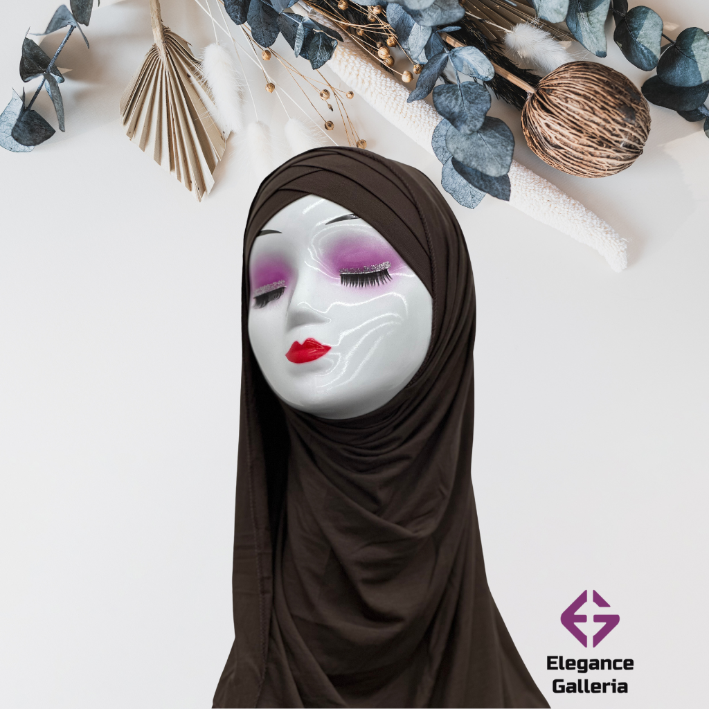 Embellished Layered Jersy Hijab