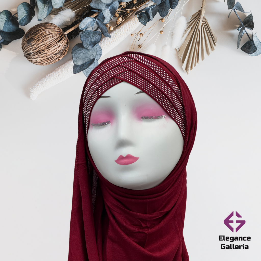 Embellished Stone Layer Hijab