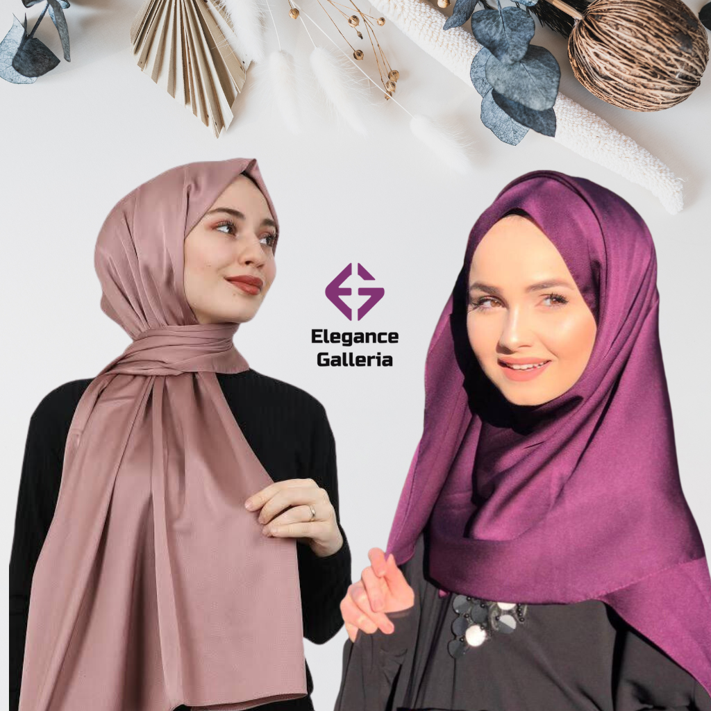Plain Satin Hijab