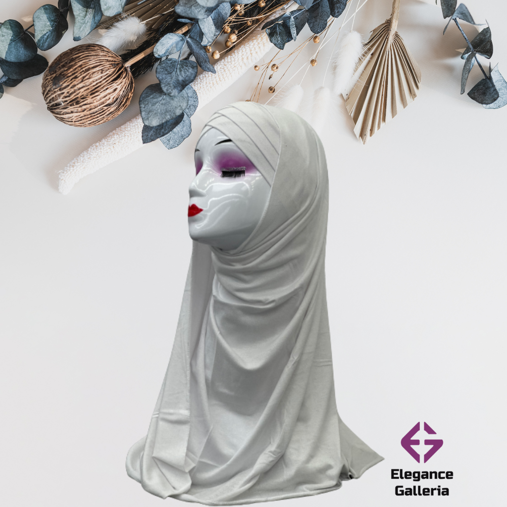 Embellished Layered Jersy Hijab