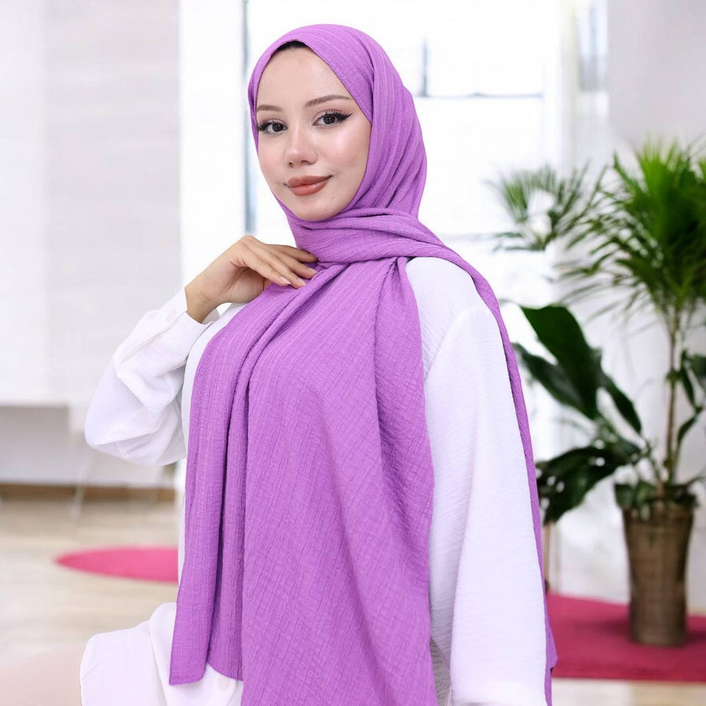Crinkle Textured Hijab