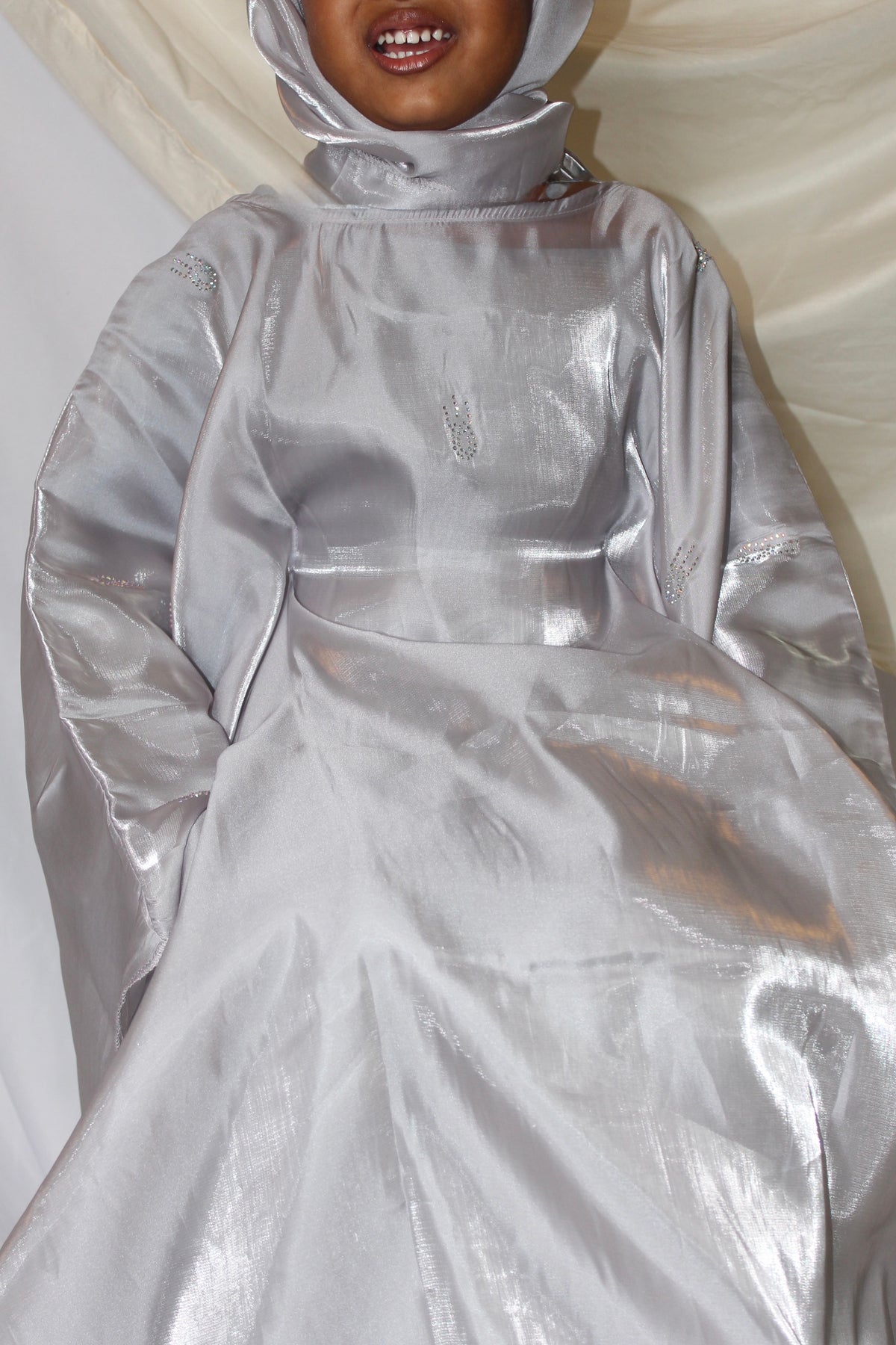 Ayrah Kids occasion wear abaya with a flowing modest design
