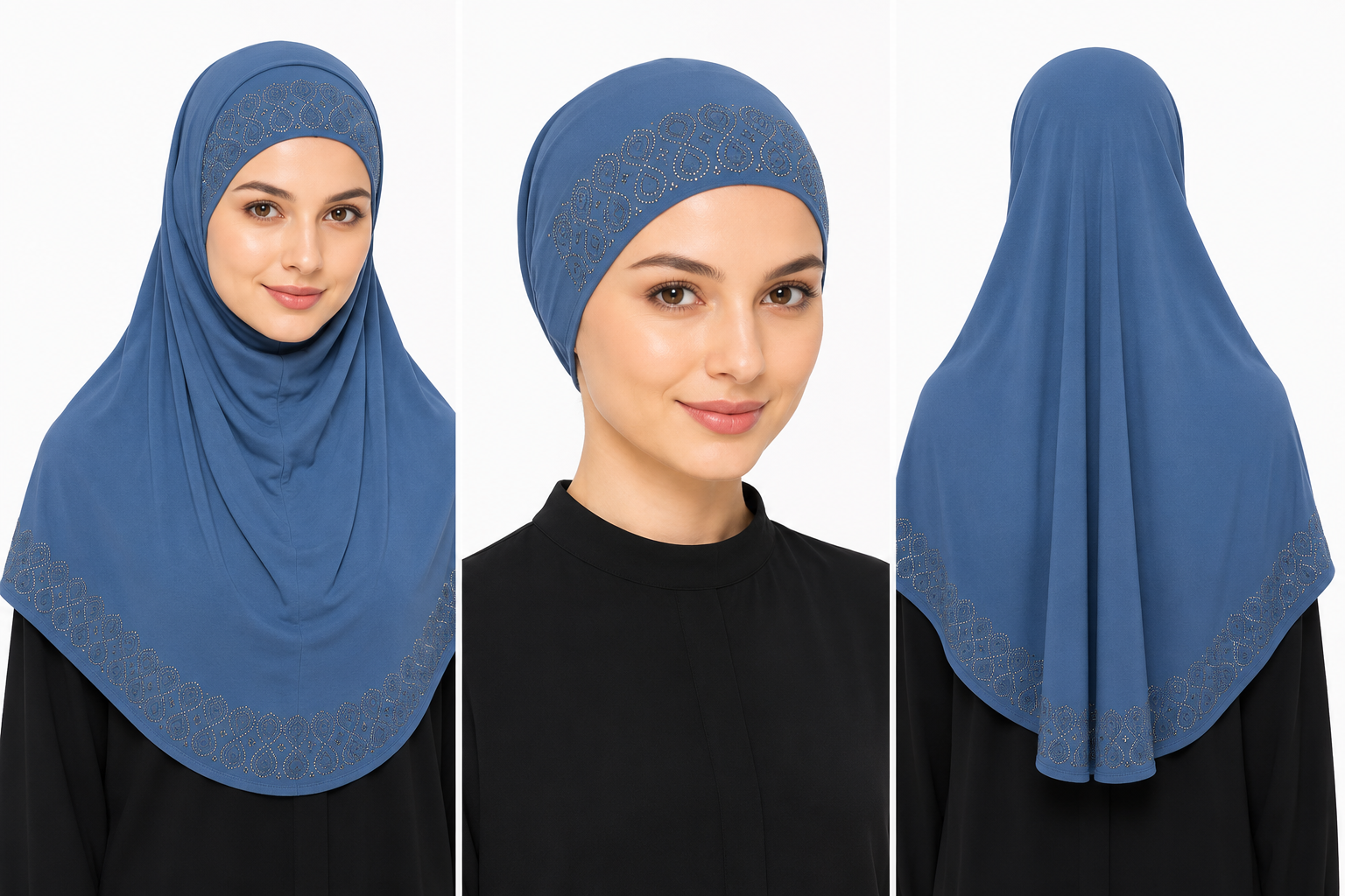 Two-Piece Fixed Hijab