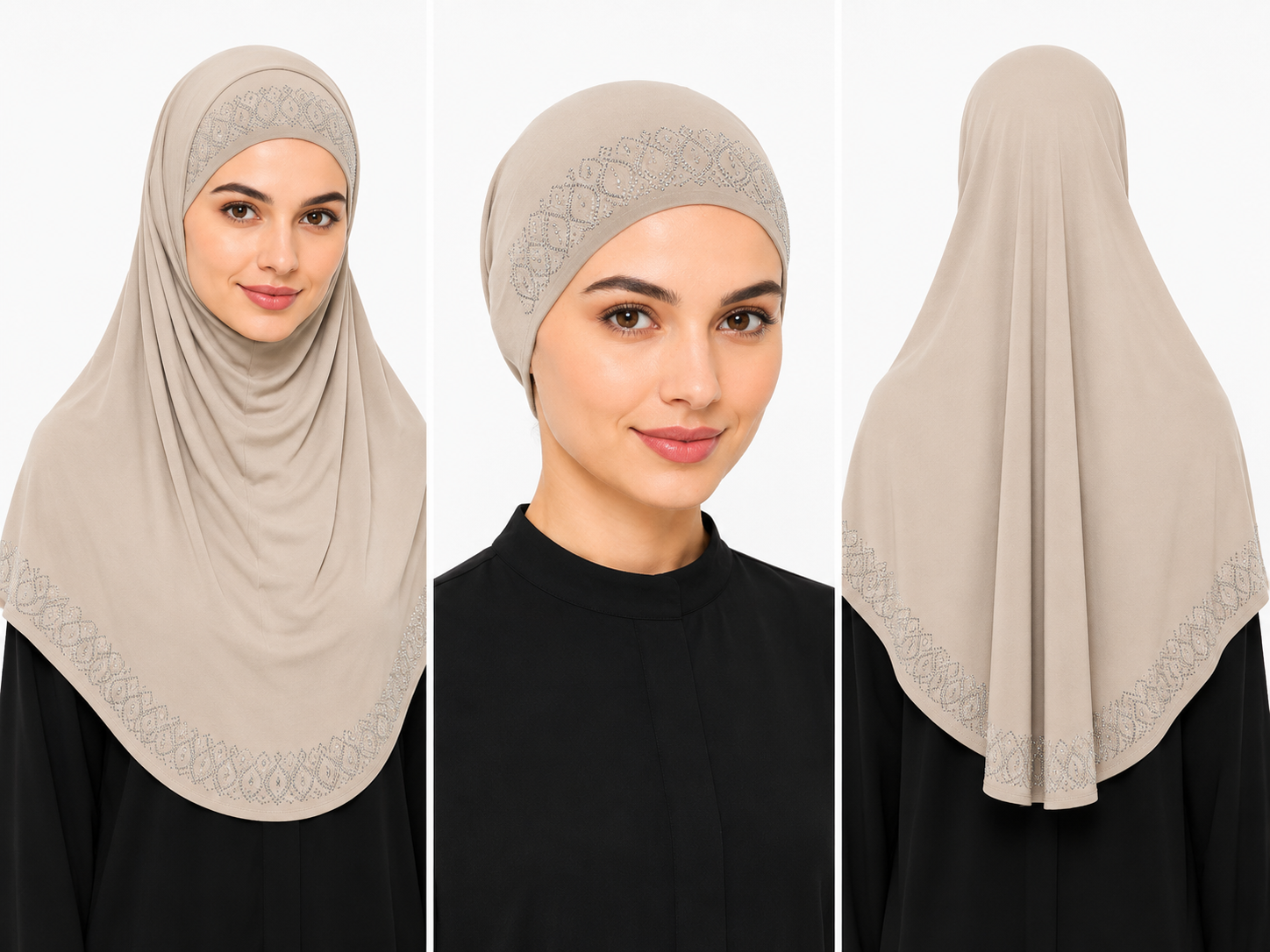 Two-Piece Fixed Hijab