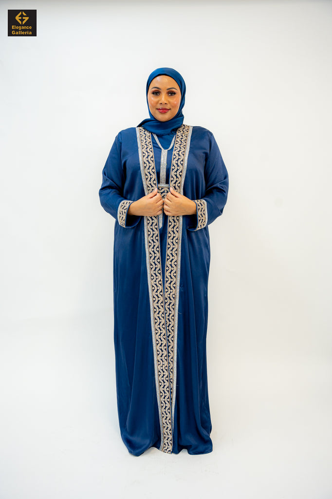 Ashurah Elegant Embellished Abaya with Luxurious Beadwork