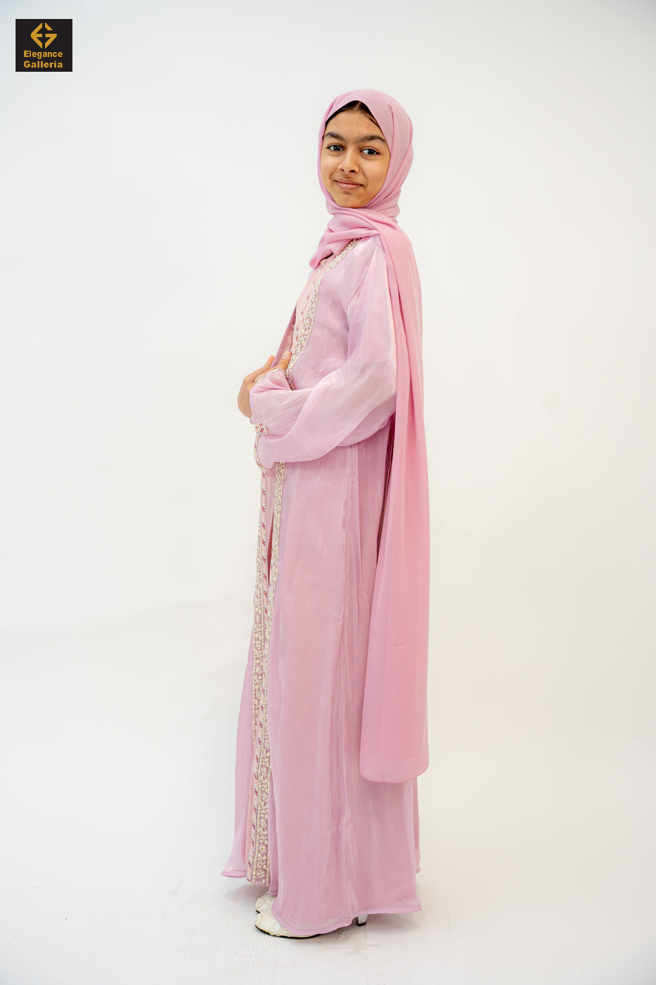 Zareen Mother-Daughter Elegant 4-Piece Abaya Set